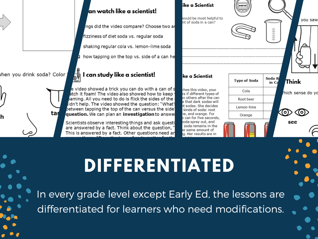 STEM Starters - Soda Can Shake Up - Easy PreK-8