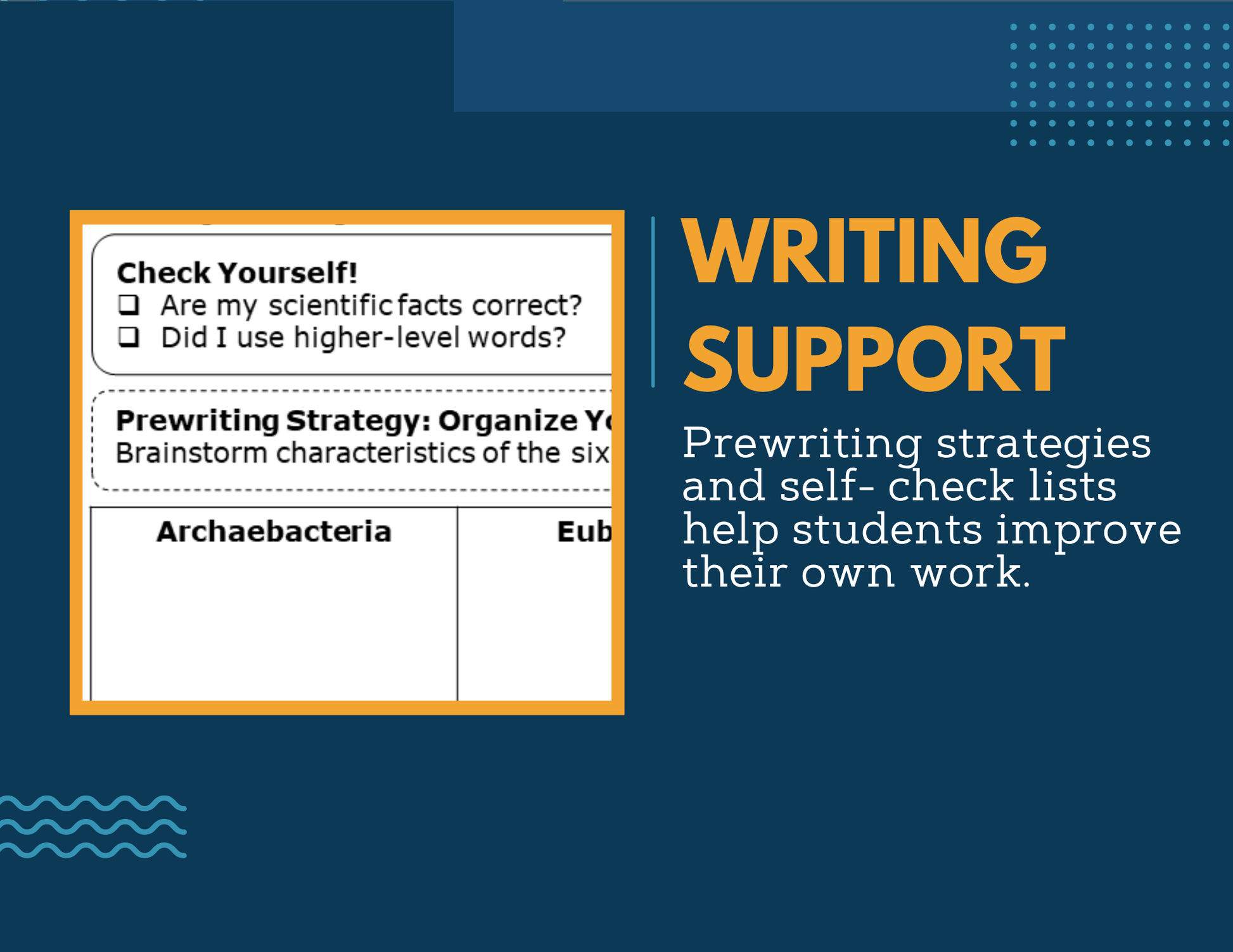 Writing Prompts - Characteristics of Organisms - MS 6-8