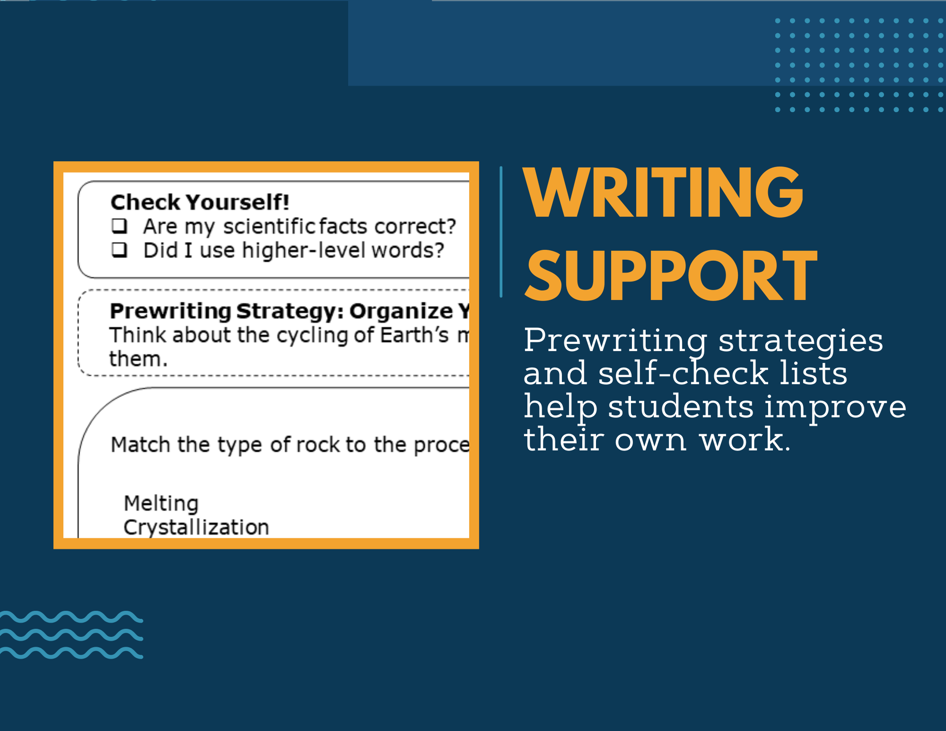 Writing Prompts - Rocks & Earth Processes - MS 6-8 NGSS