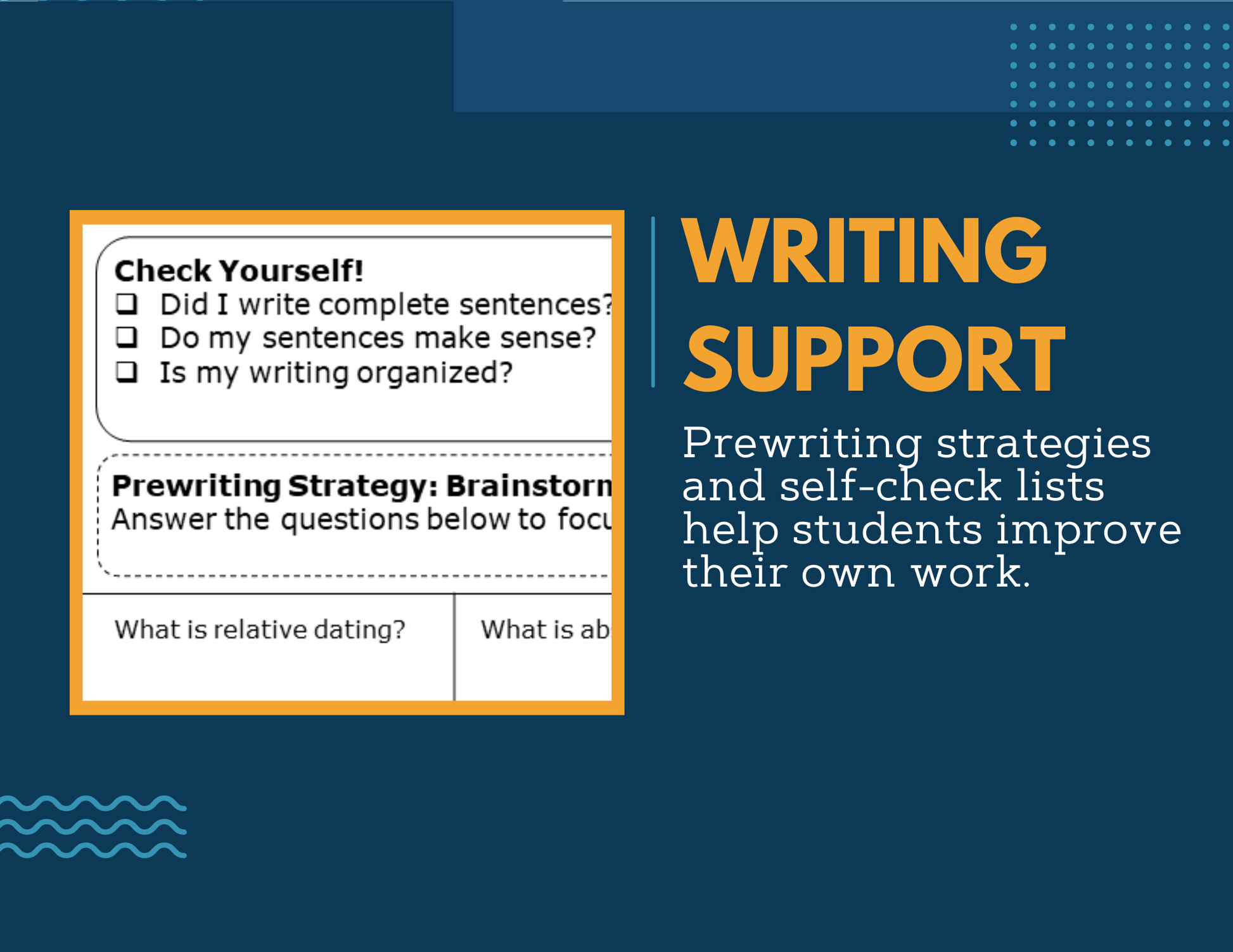 Writing Prompts - Earth's History - MS 6-8 NGSS