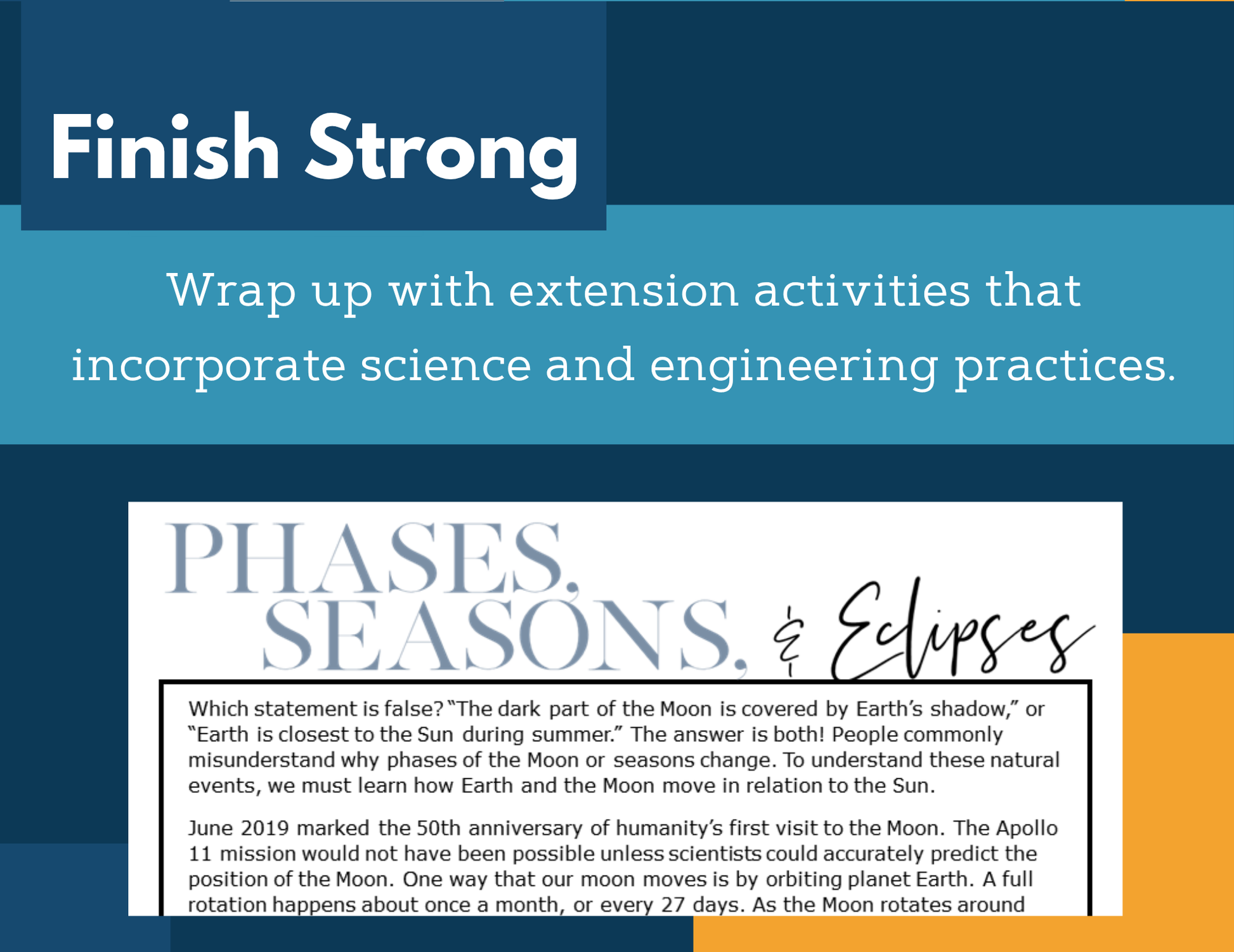 MS 6th 7th 8th Science Reading Comprehension Passages - VOL. 2 - Phases, Seasons & Eclipses