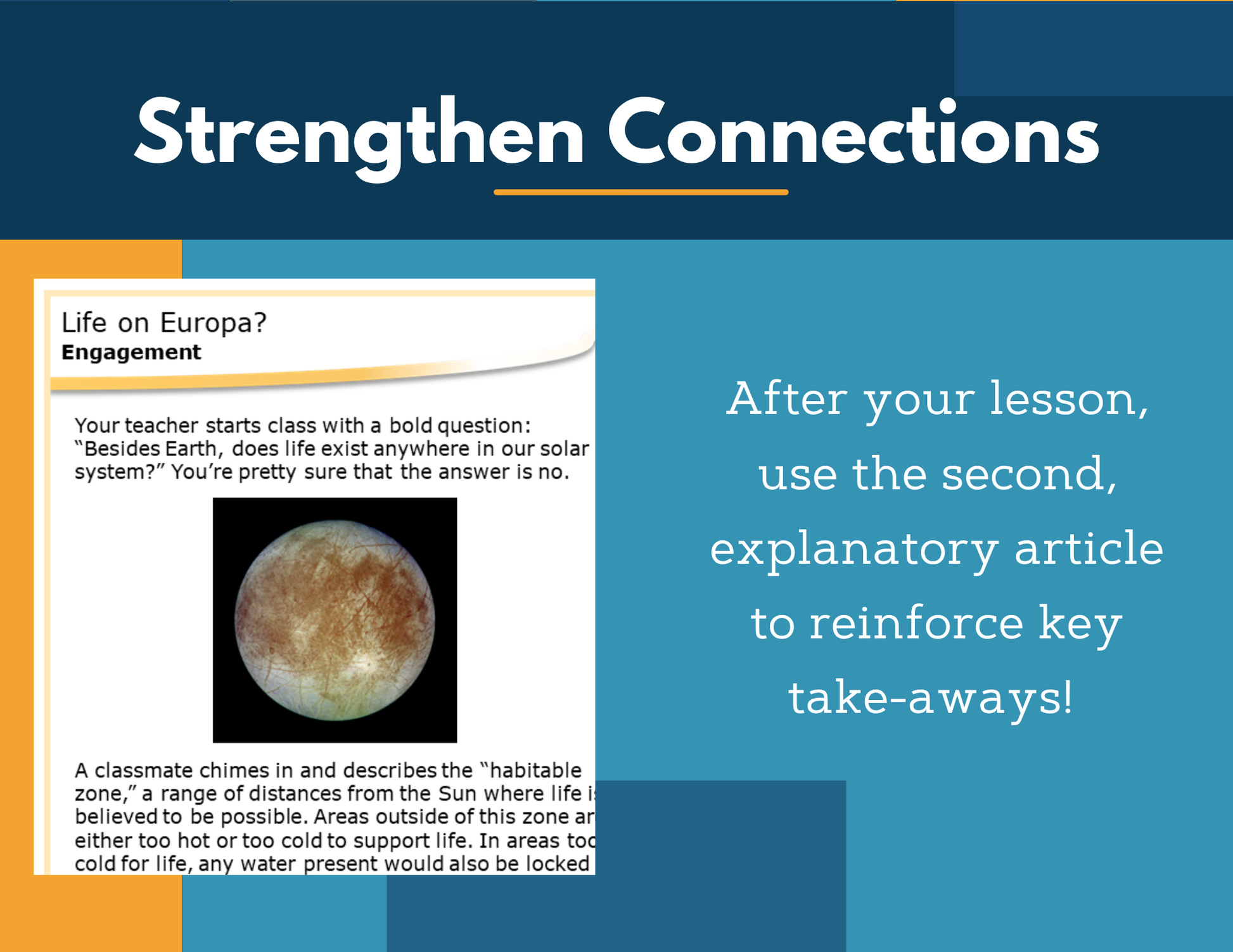 Amazing Anchors Conditions for Life to Exist (Life on Europa) - MS 6-8