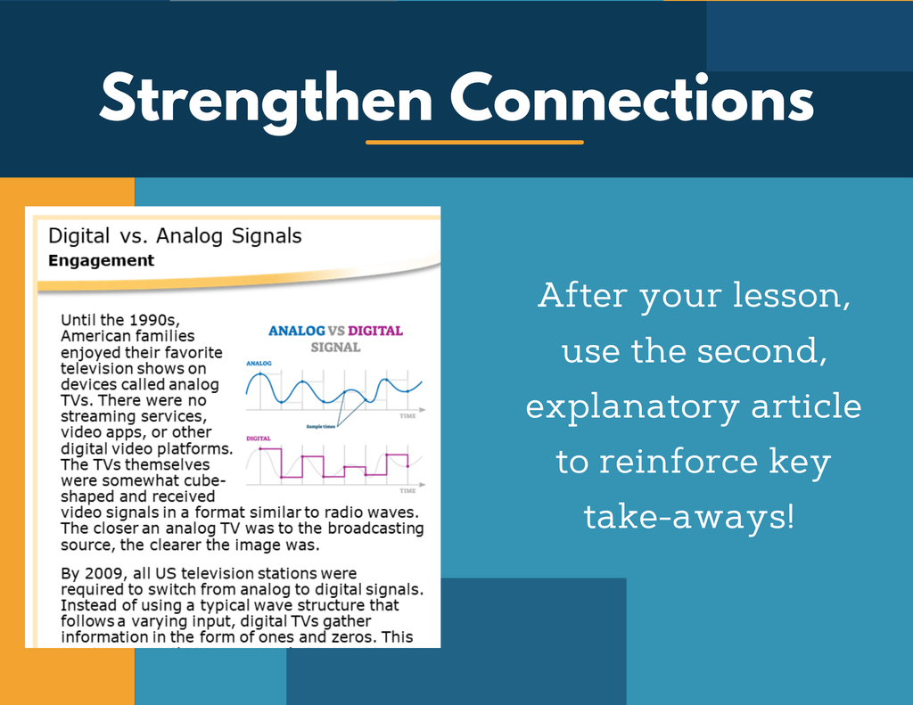 Amazing Anchors - Digital vs Analog Signals - NGSS MS PS4-3