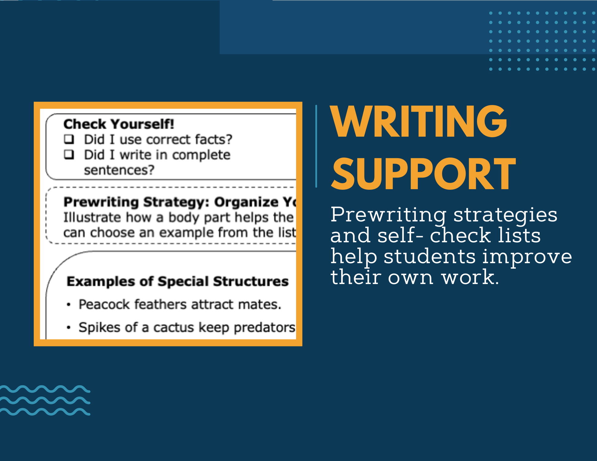 Writing Prompts - Internal & External Structures - 4th Gr NGSS