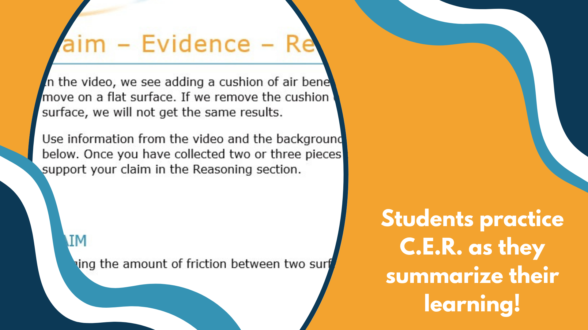 CD Hovercraft - Spangler Video Worksheets with CER