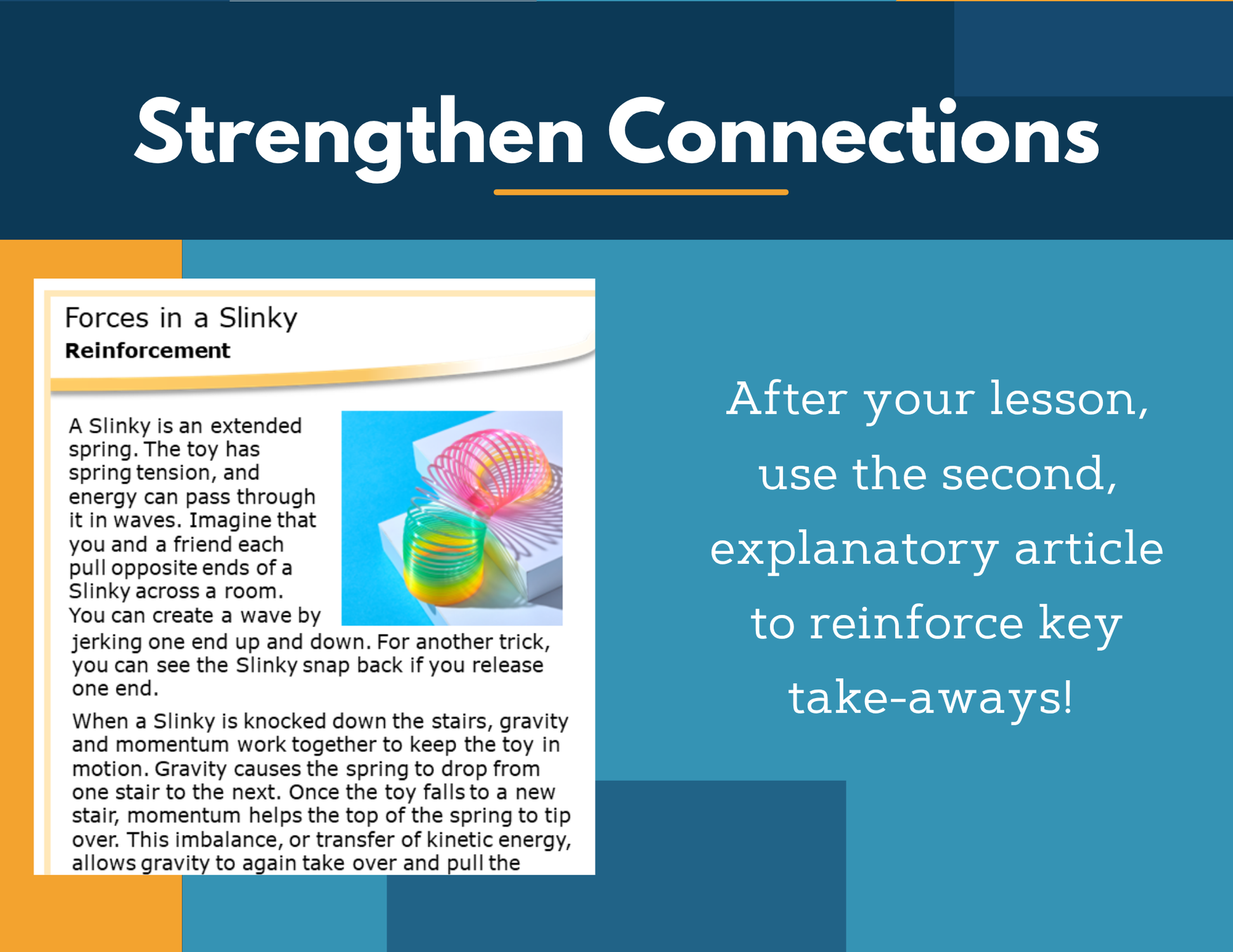 Amazing Anchors Balanced & Unbalanced Forces in a Slinky - MS 6-8