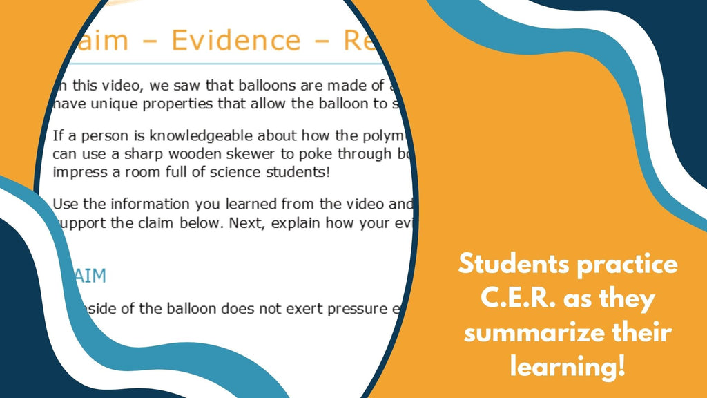 Balloon Skewer - Spangler Video Worksheets with CER