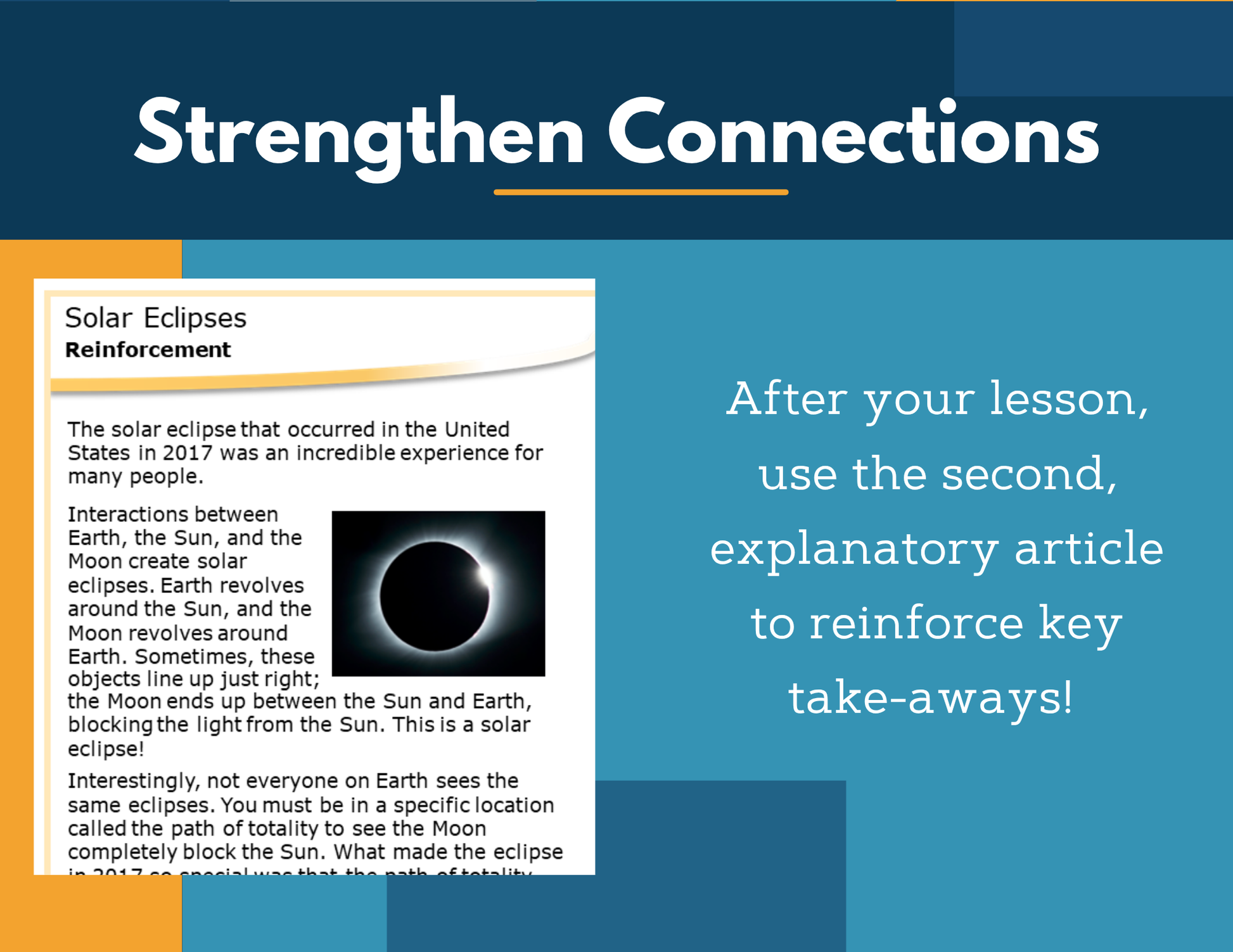 Amazing Anchors Solar Eclipses - NGSS MS ESS1-1