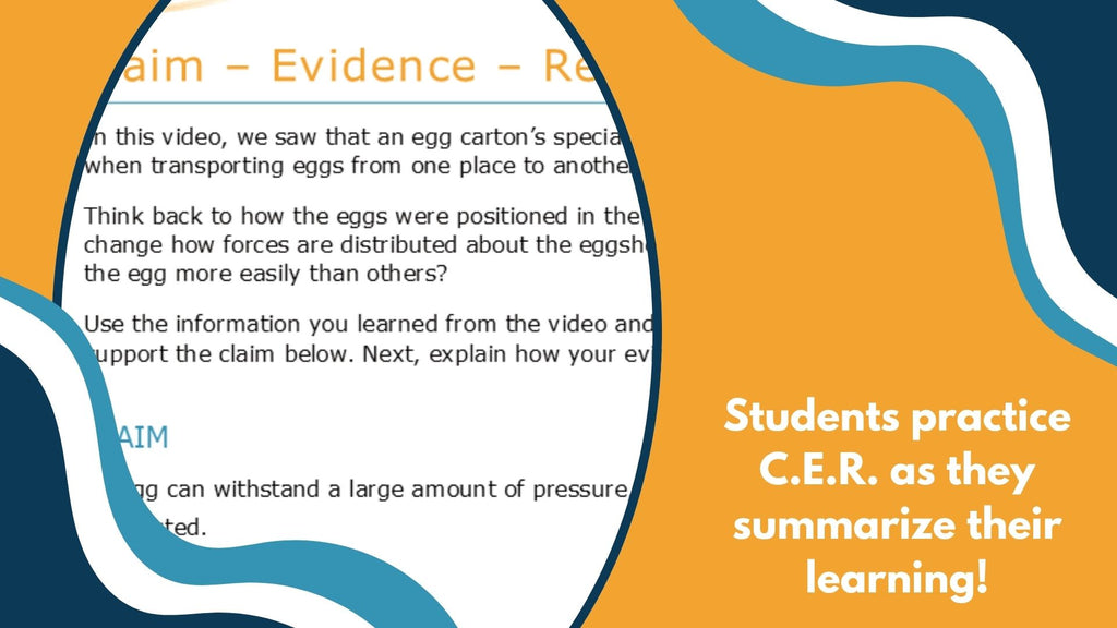 Walking on Eggs - Spangler Video Worksheets with CER