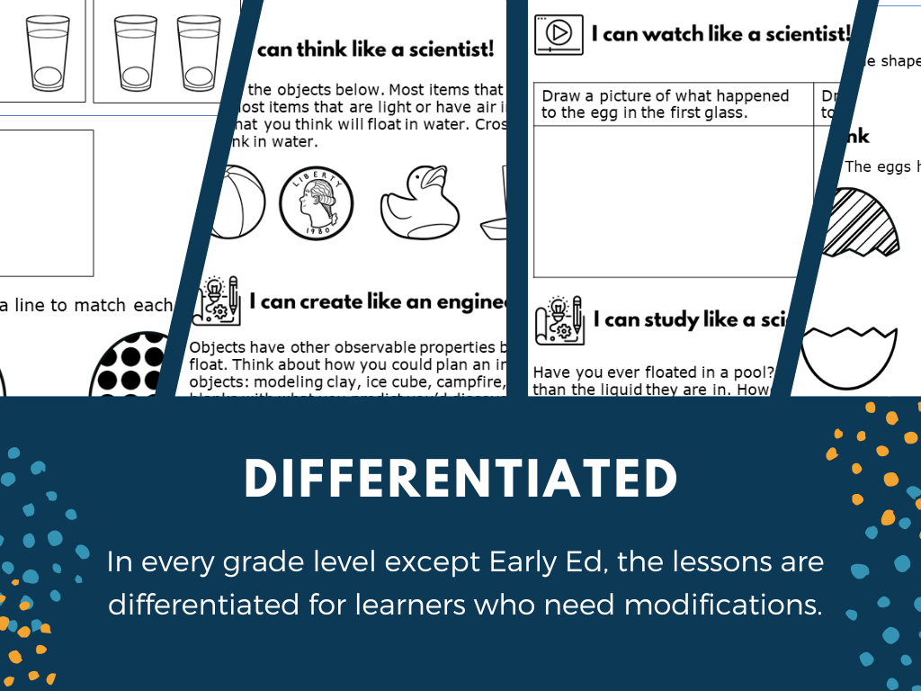 STEM Starters - Floating Egg - No-Prep PreK-8