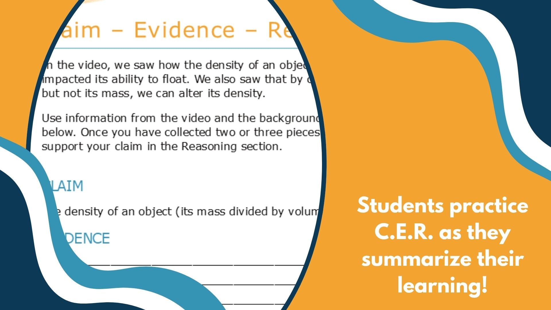 Diving Ketchup - Spangler Video Worksheets with CER
