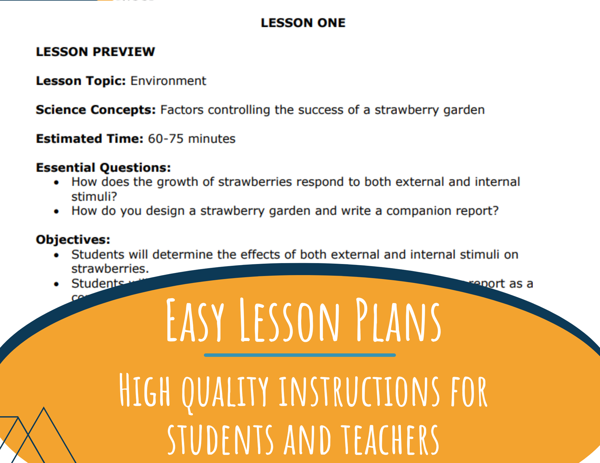 STEM Challenge - Project How Does Your Garden Grow? - Design a Strawberry Garden