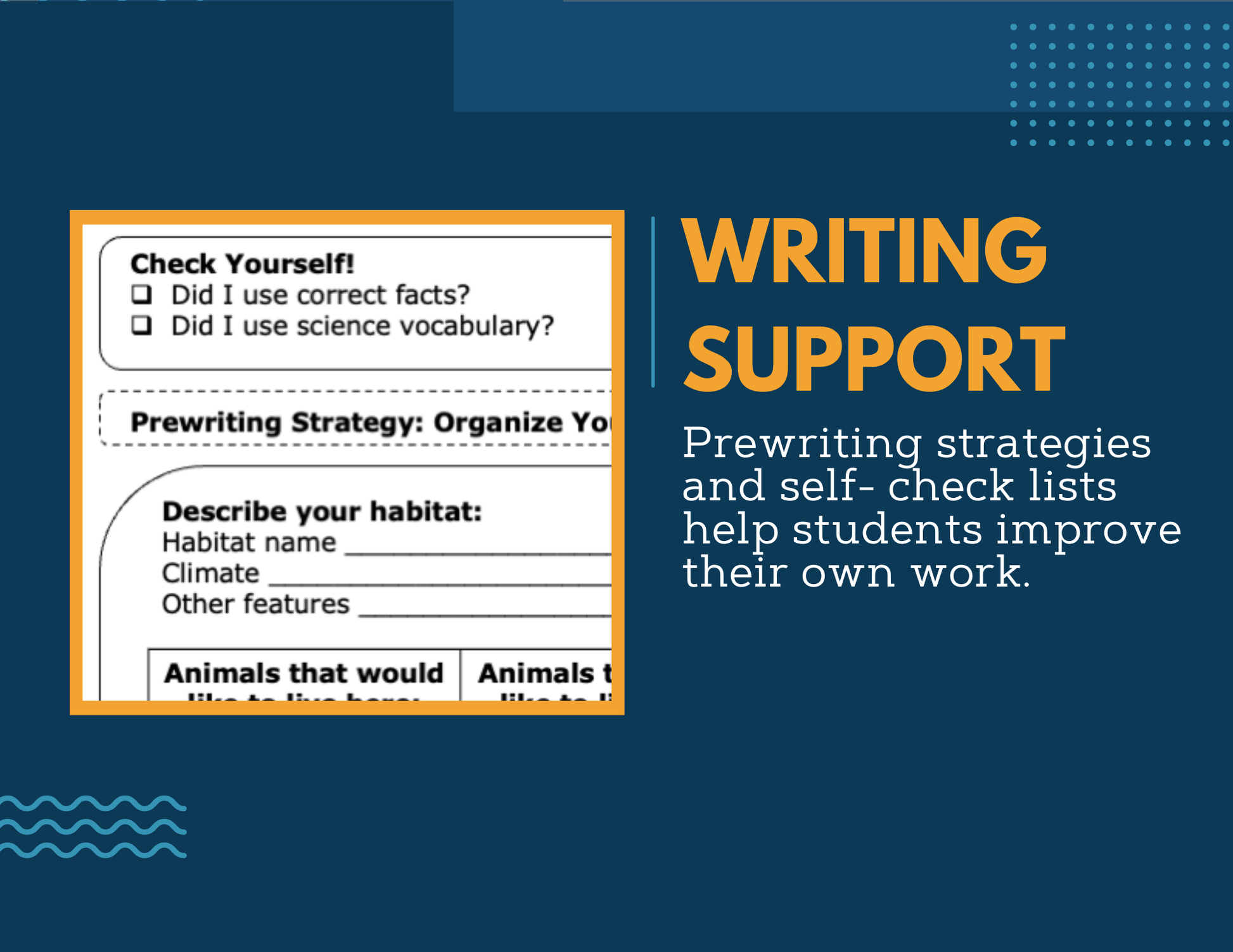 Writing Prompts - Habitat Diversity for Survival - 3rd Gr NGSS