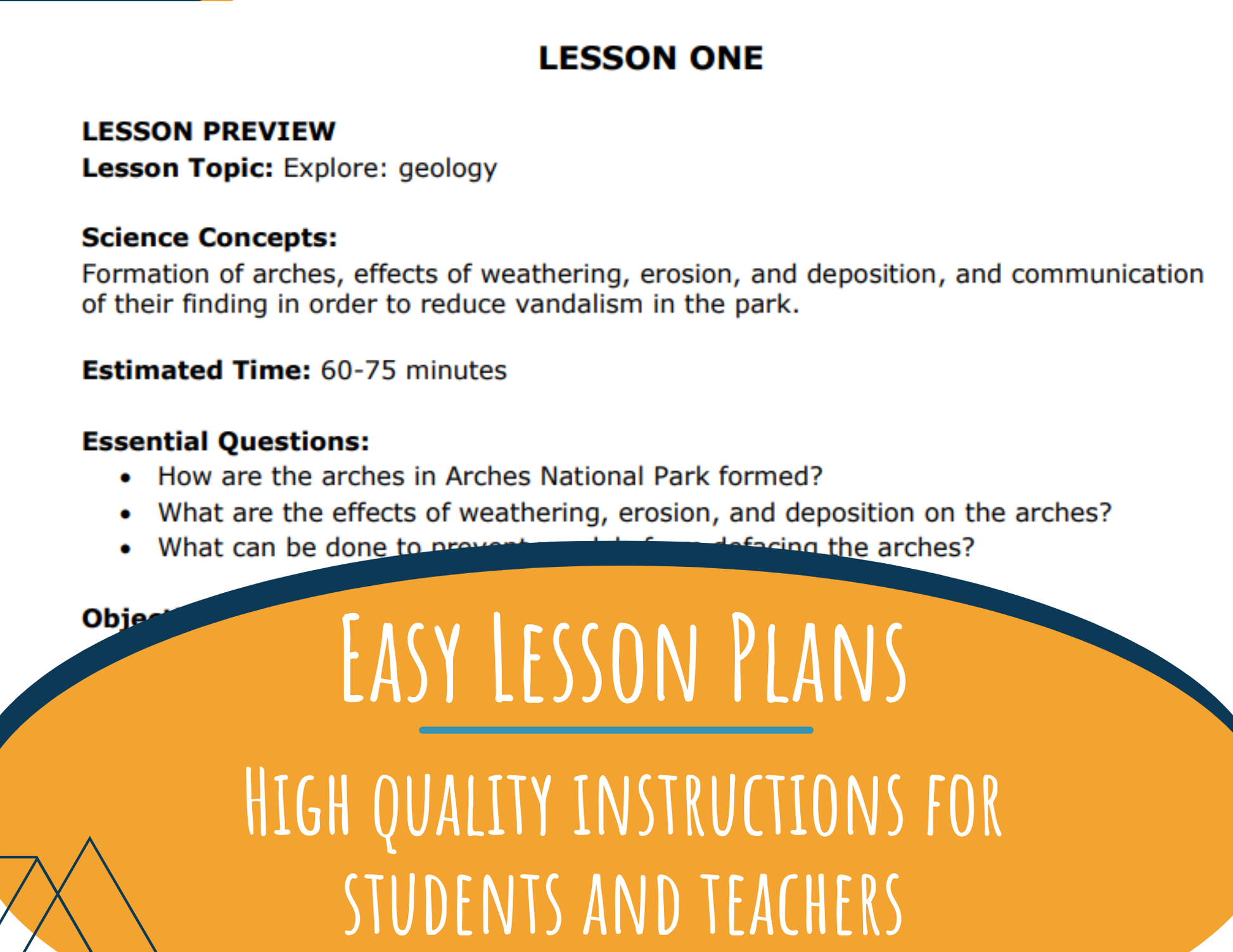 STEM Challenge - Project Arches - Protect Geologic Arches from Damage