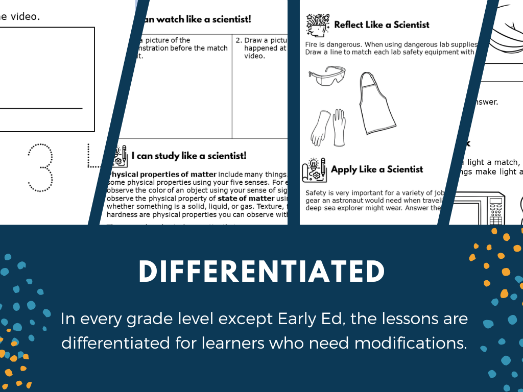 STEM Starters - Match Levitation - No-Prep PreK-8
