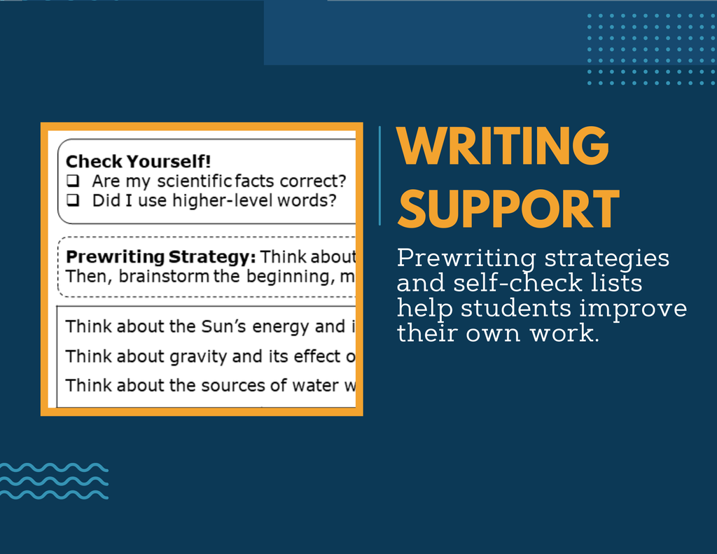 Writing Prompts - Water Cycle - MS 6-8 NGSS
