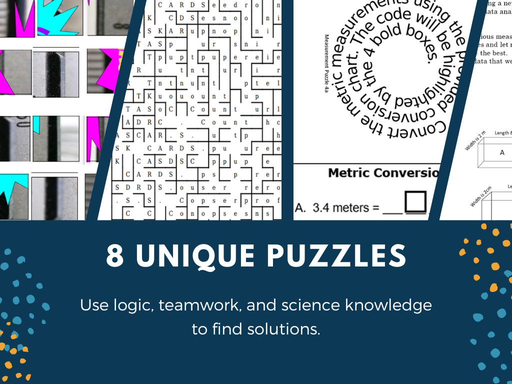 Measurement Escape Room - 6th 7th 8th Grade Science Activity