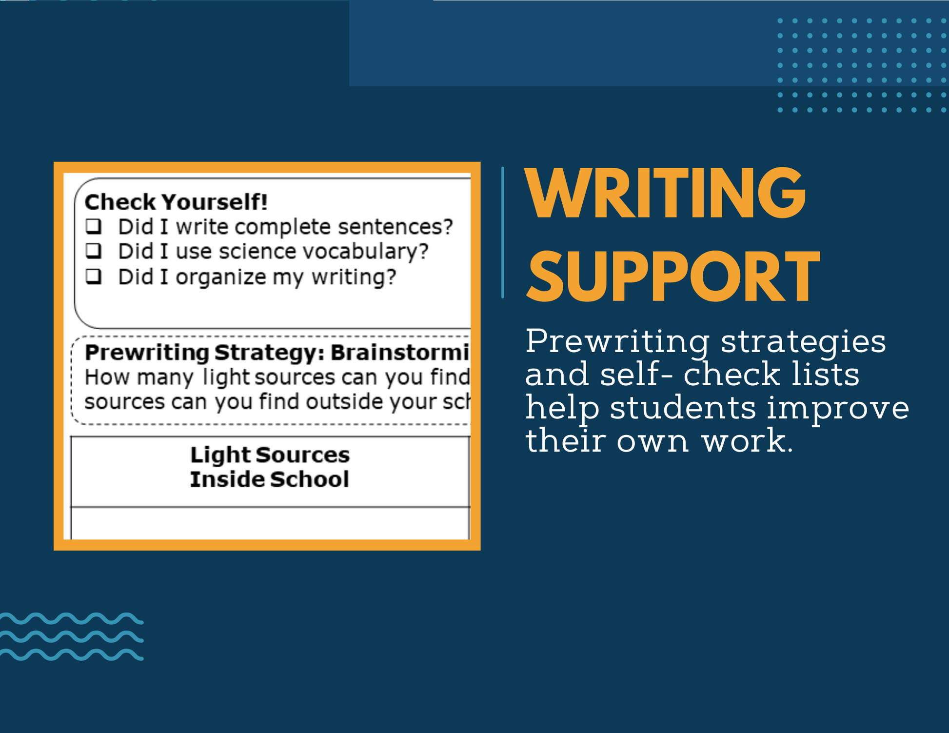 Writing Prompts - Reflecting Light & Vision - 4th Gr NGSS