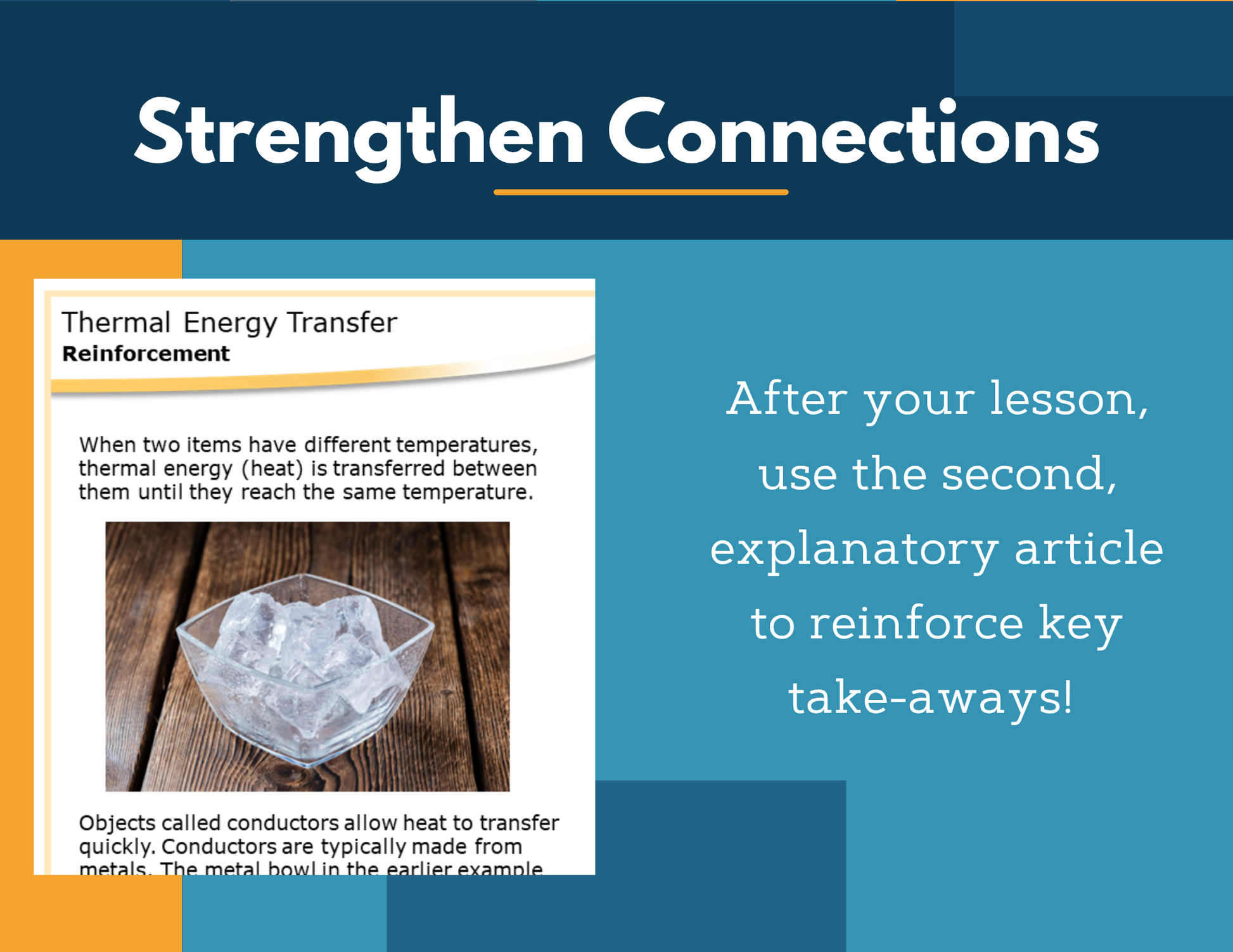 Amazing Anchors Thermal Energy Transfer - NGSS MS PS2-2