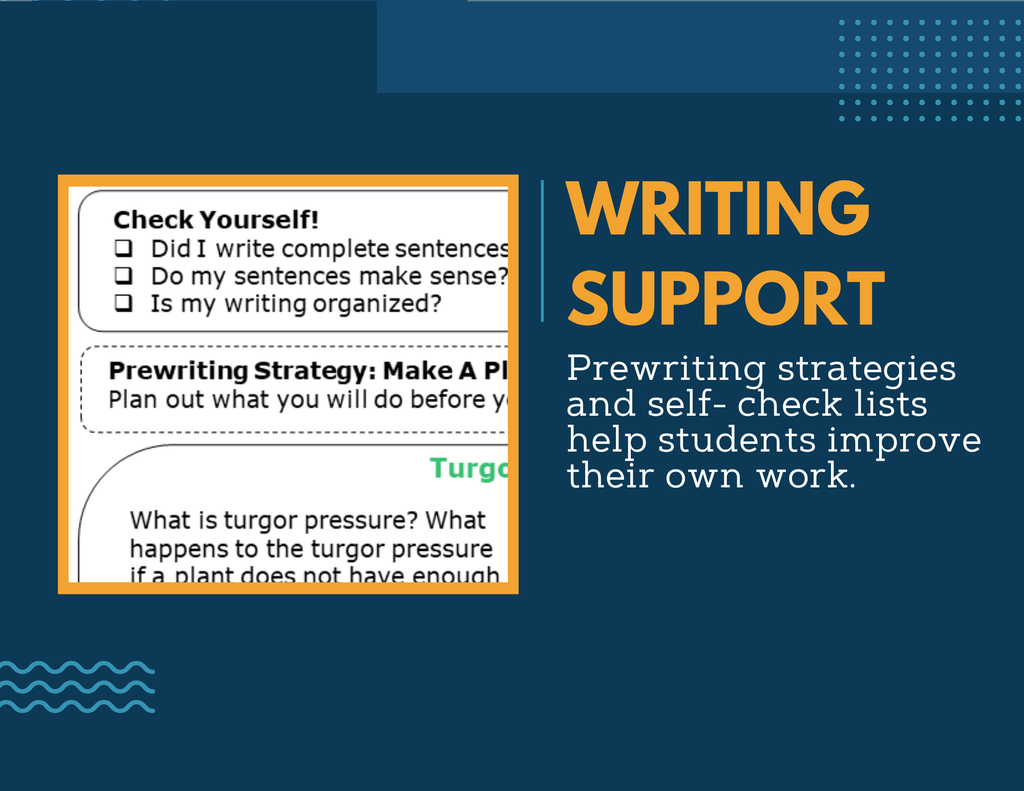 Writing Prompts - Turgor Pressure - MS 6-8