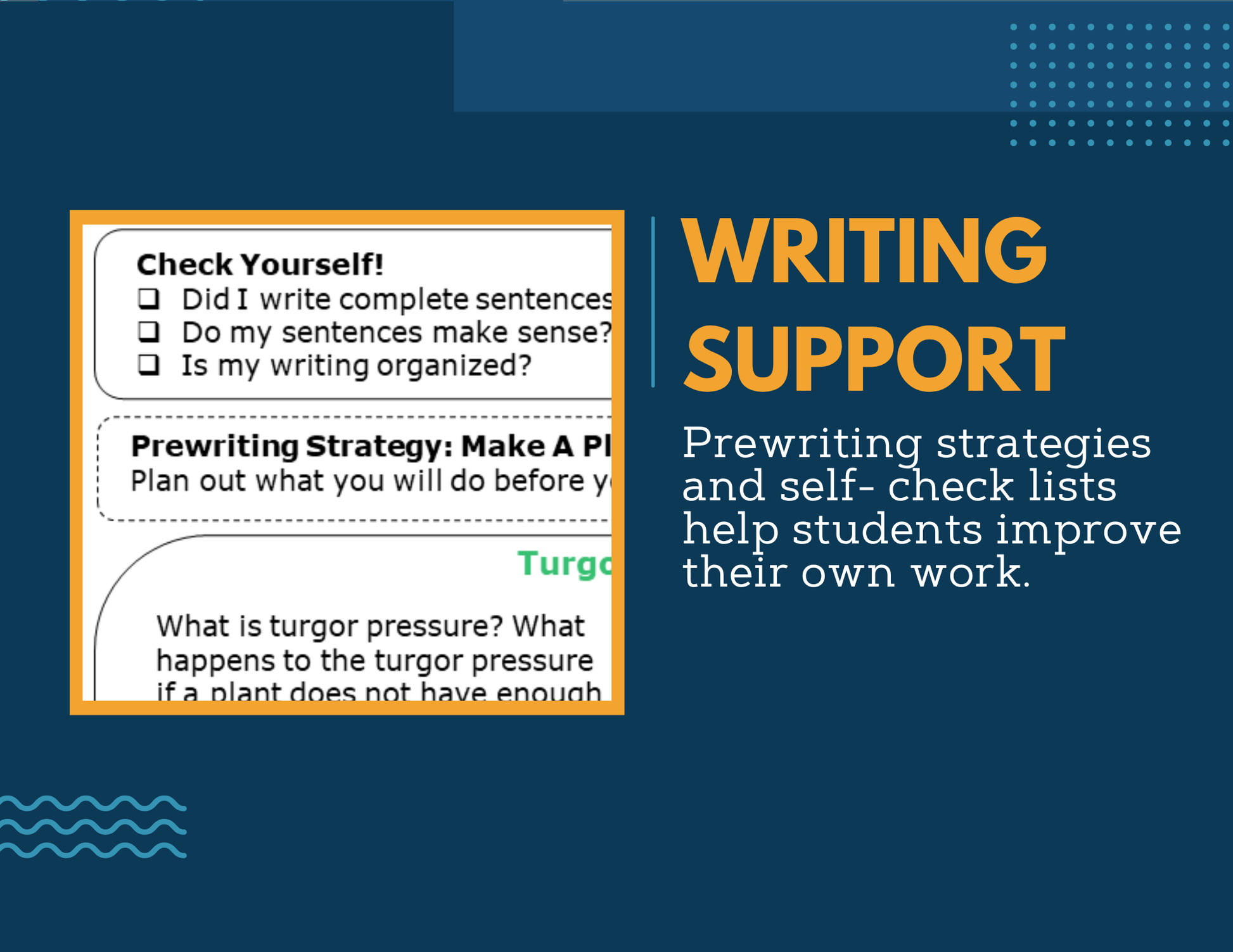 Writing Prompts - Turgor Pressure - MS 6-8
