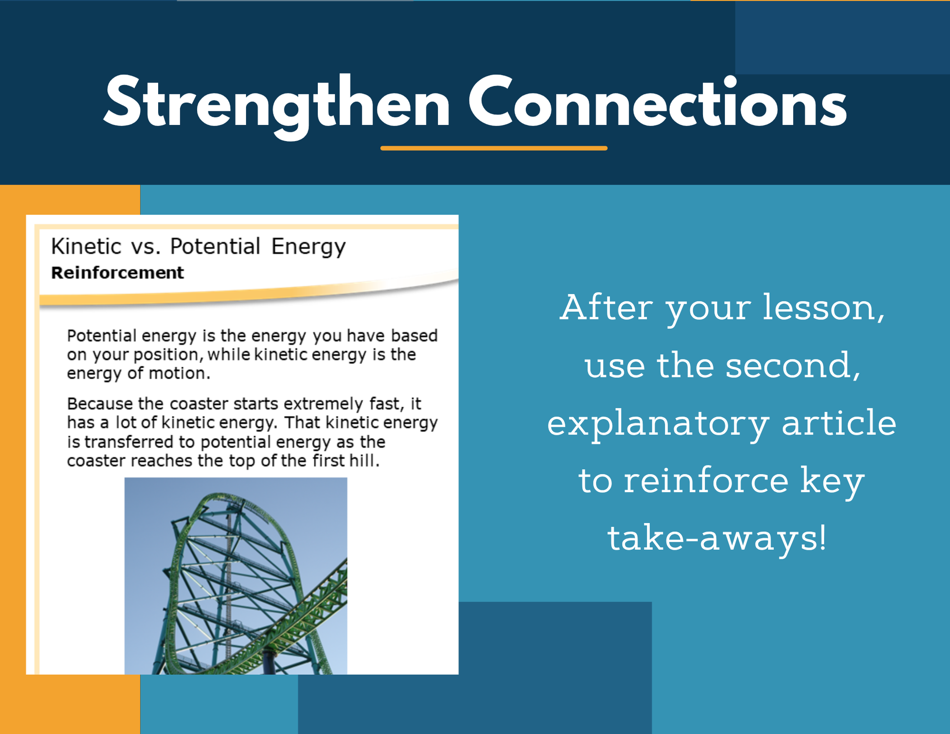 Amazing Anchors Potential vs Kinetic Energy - MS 6-8