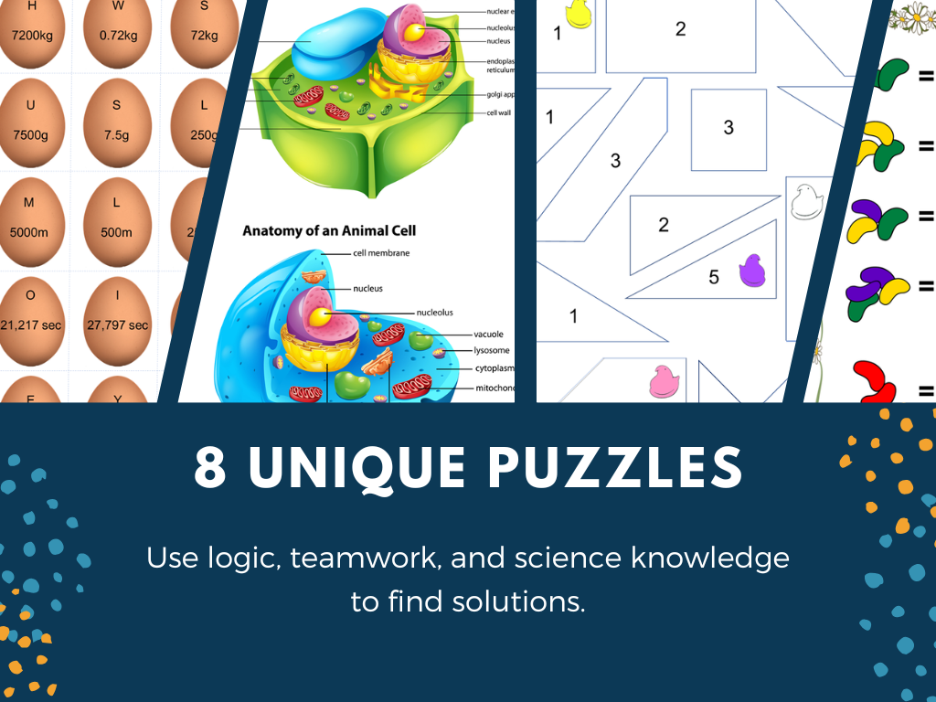 Spring Escape Room - Season 1 - 6th 7th 8th Grade Science Review Activity