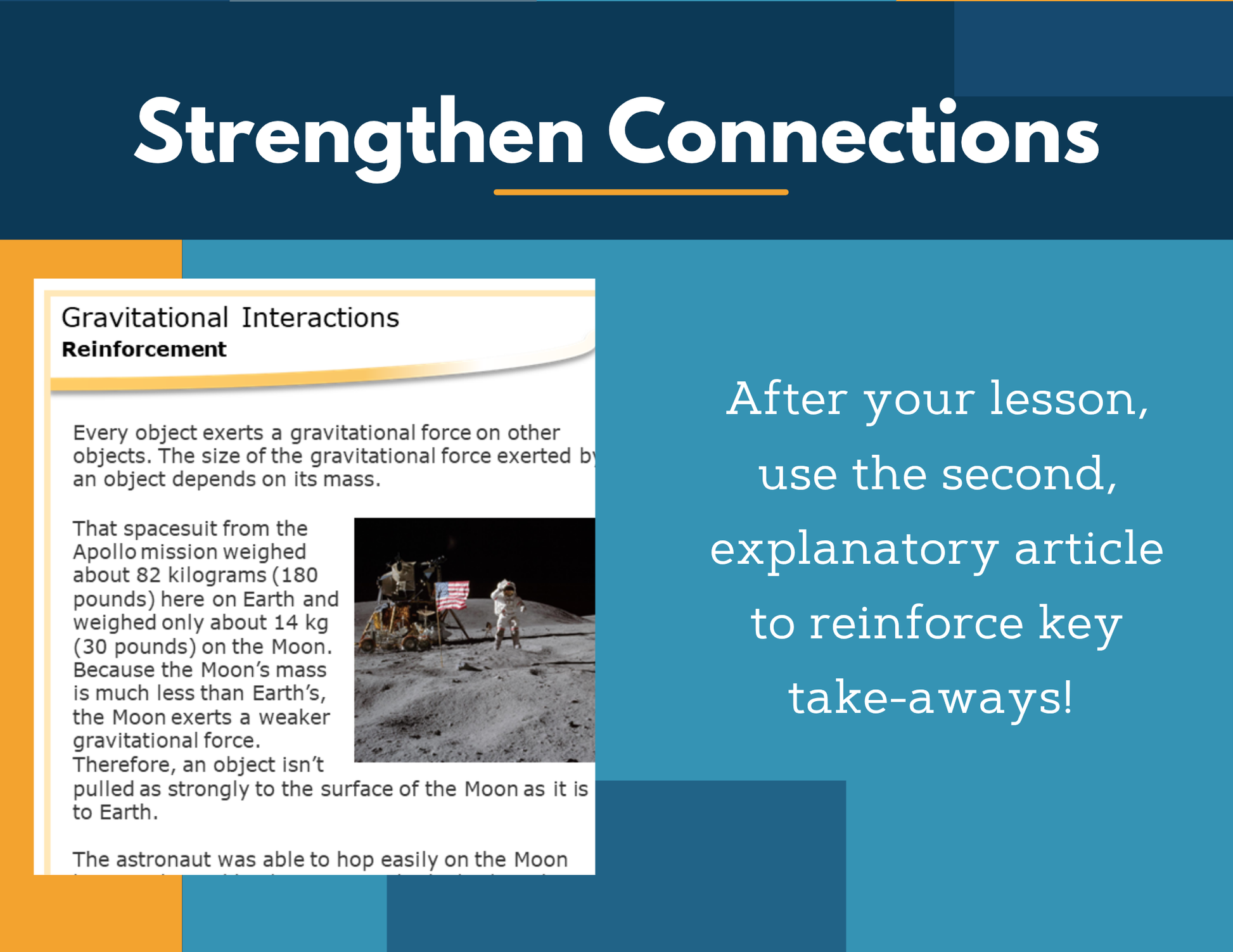 Amazing Anchors Gravitational Interactions - NGSS MS PS2-4