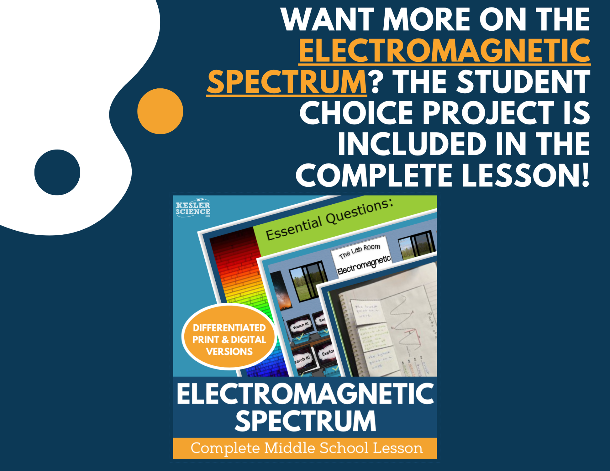 Electromagnetic Spectrum - Student Choice Projects - MS