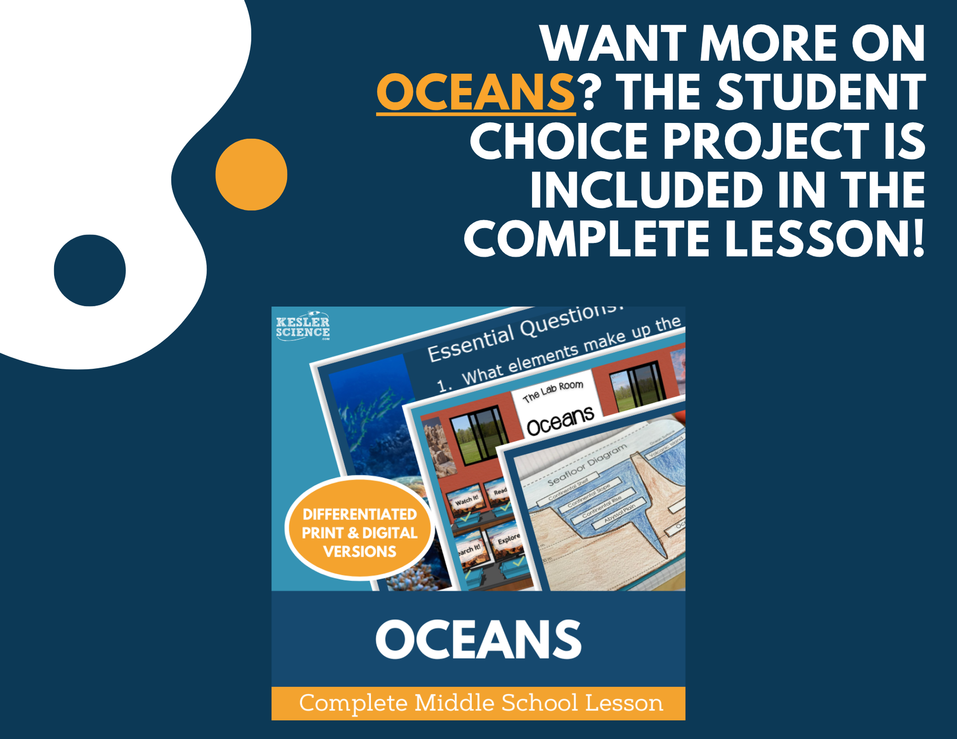 Oceans - Student Choice Projects - MS