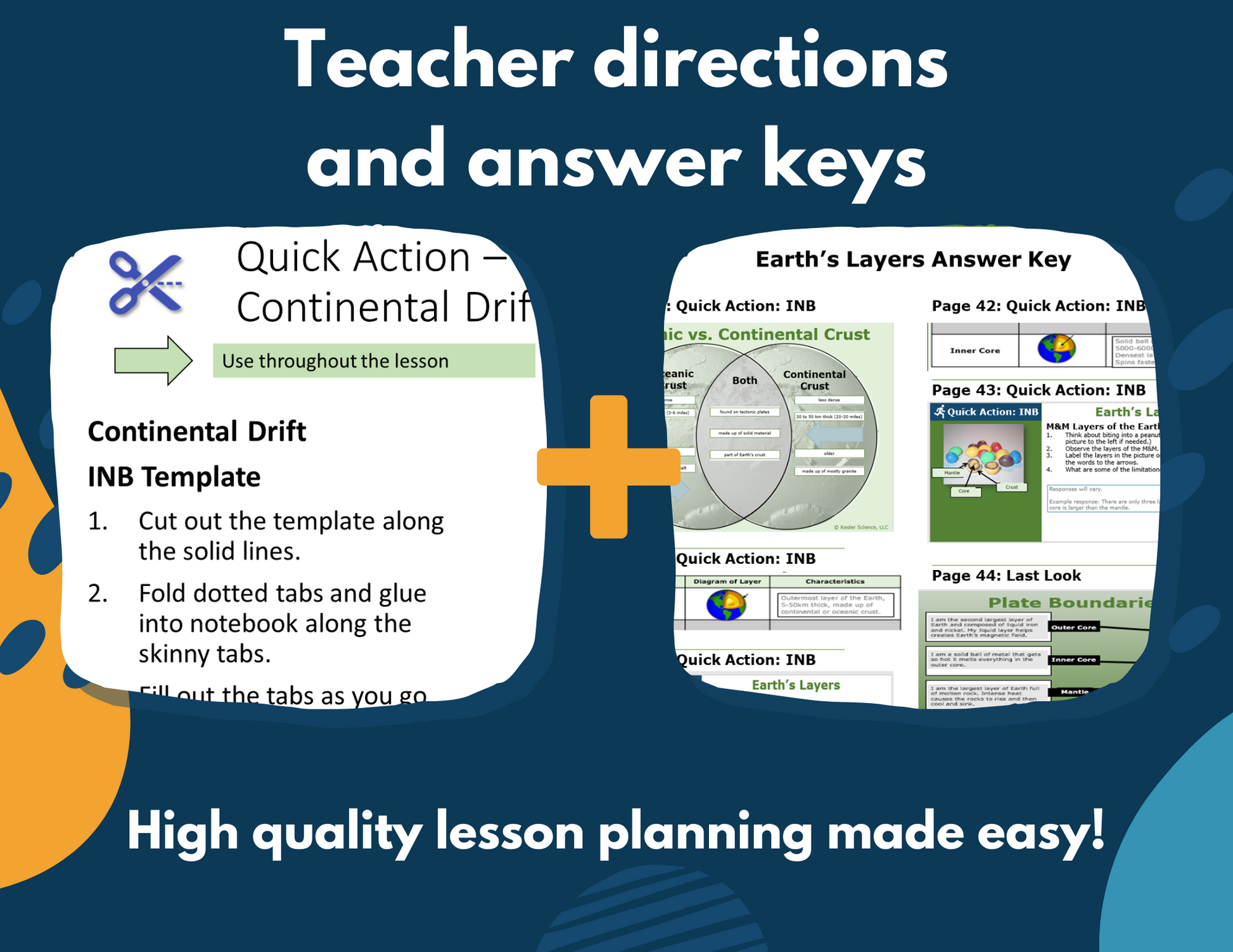 Earth Science Interactive Notebook Pages - Digital & Print INB - MS 6-8