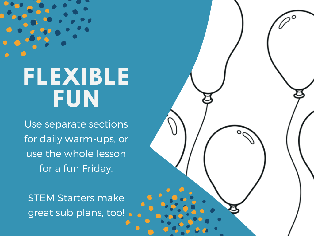 STEM Starters - Mystery Balloon Pop - Easy PreK-8