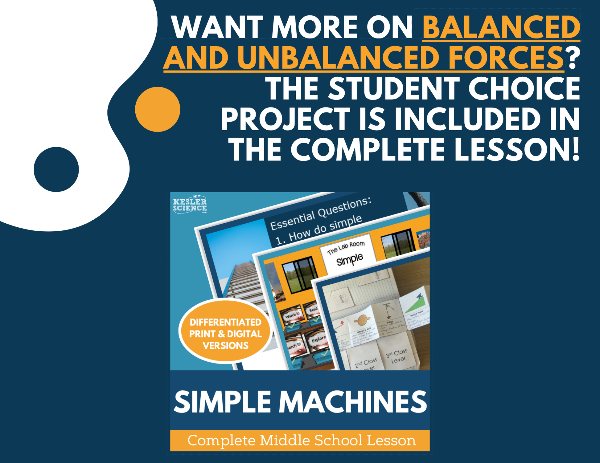Balanced & Unbalanced Forces - Student Choice Projects - MS