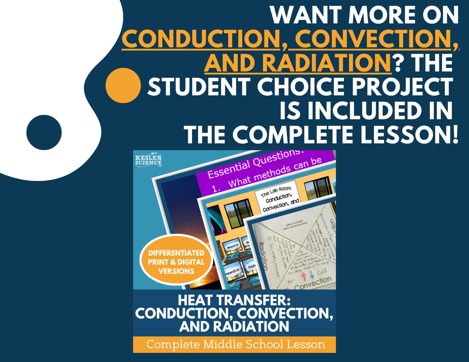 Conduction, Convection, & Radiation - Student Choice Projects - MS