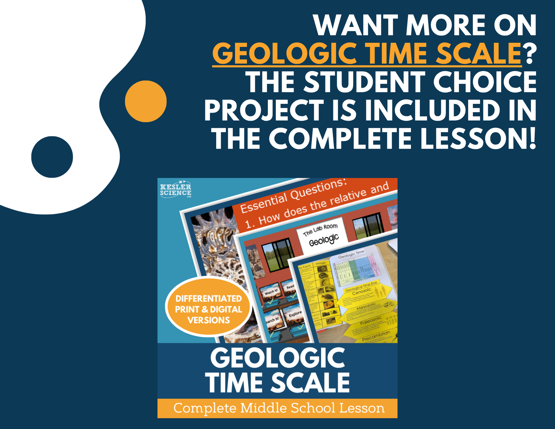 Geologic Time Scale of Earth - Student Choice Projects - MS