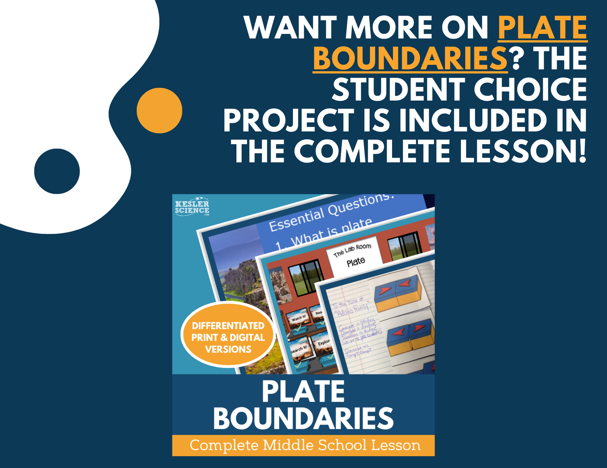 Plate Tectonics - Student Choice Projects - MS