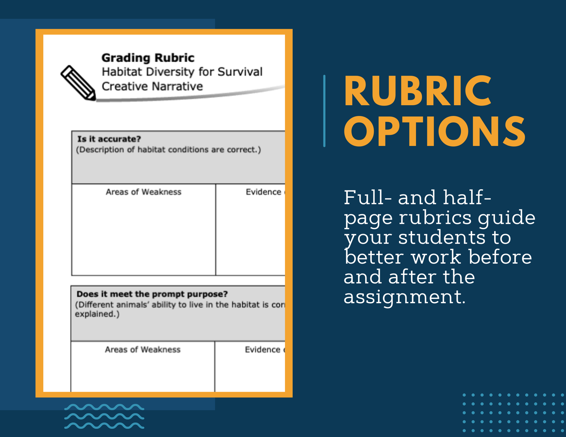Writing Prompts - Habitat Diversity for Survival - 3rd Gr NGSS