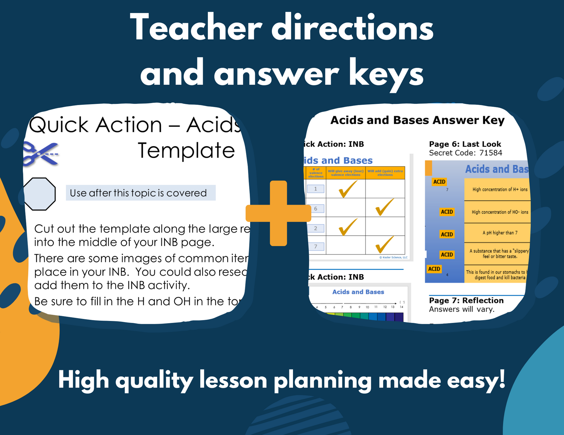 Chemistry Interactive Notebook Pages - Digital & Print INB - MS 6-8