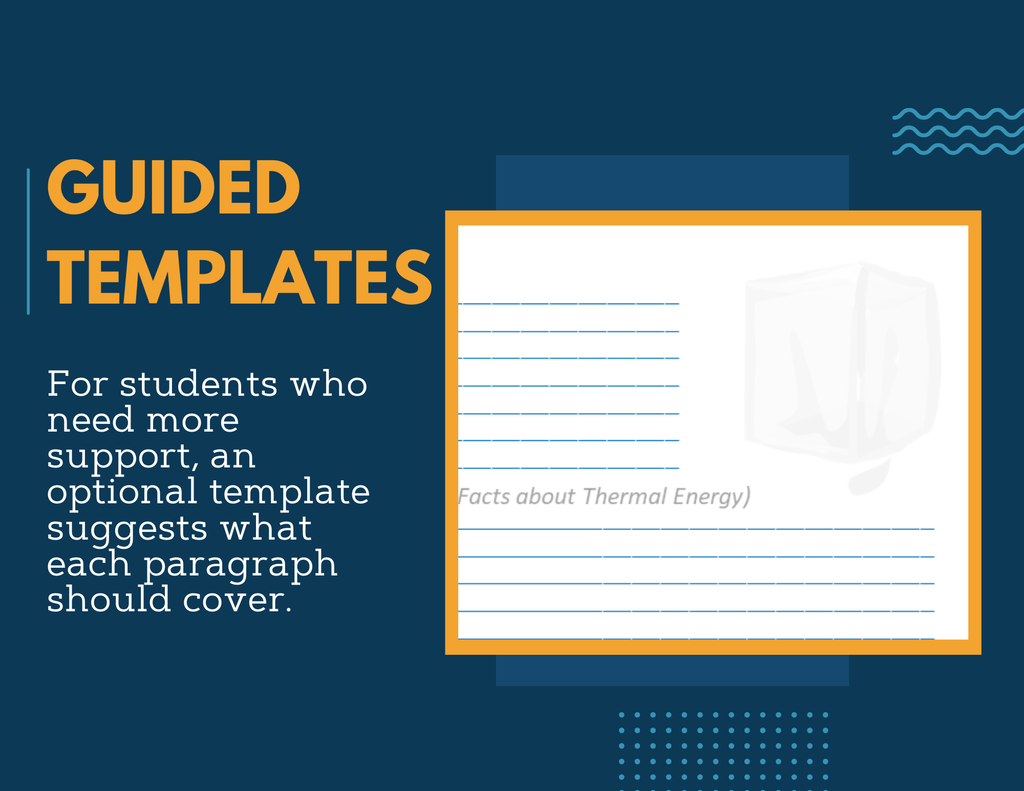 Writing Prompts - Thermal Energy Movement - MS 6-8