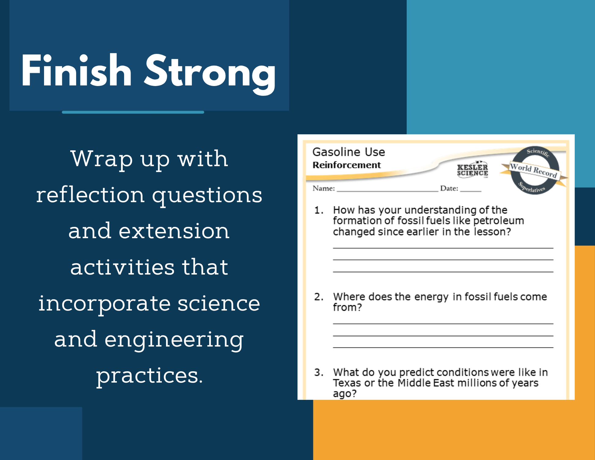 Amazing Anchors Energy Distribution (Gasoline Use) - NGSS MS ESS3-1