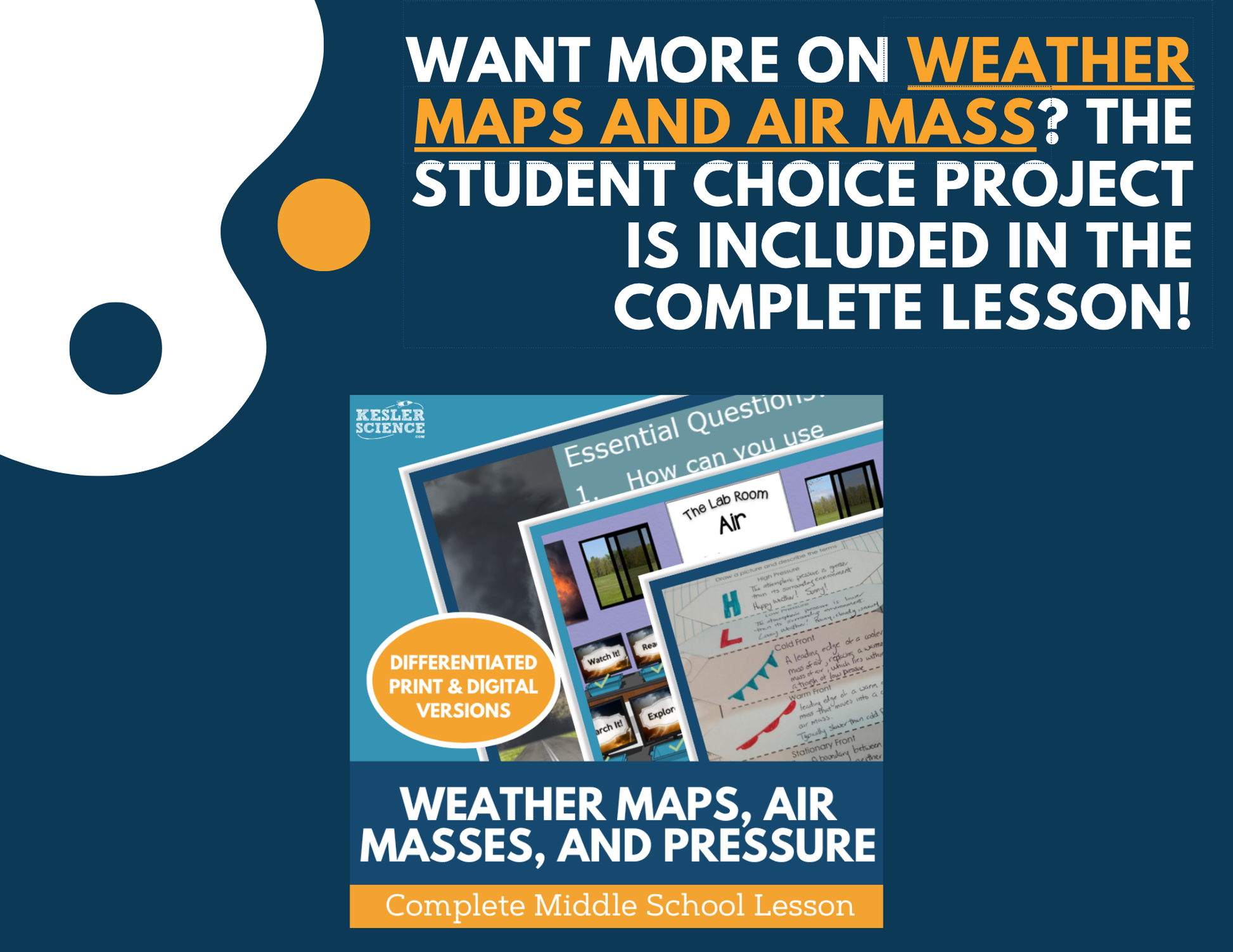 Weather Maps & Air Pressure - Student Choice Projects - MS