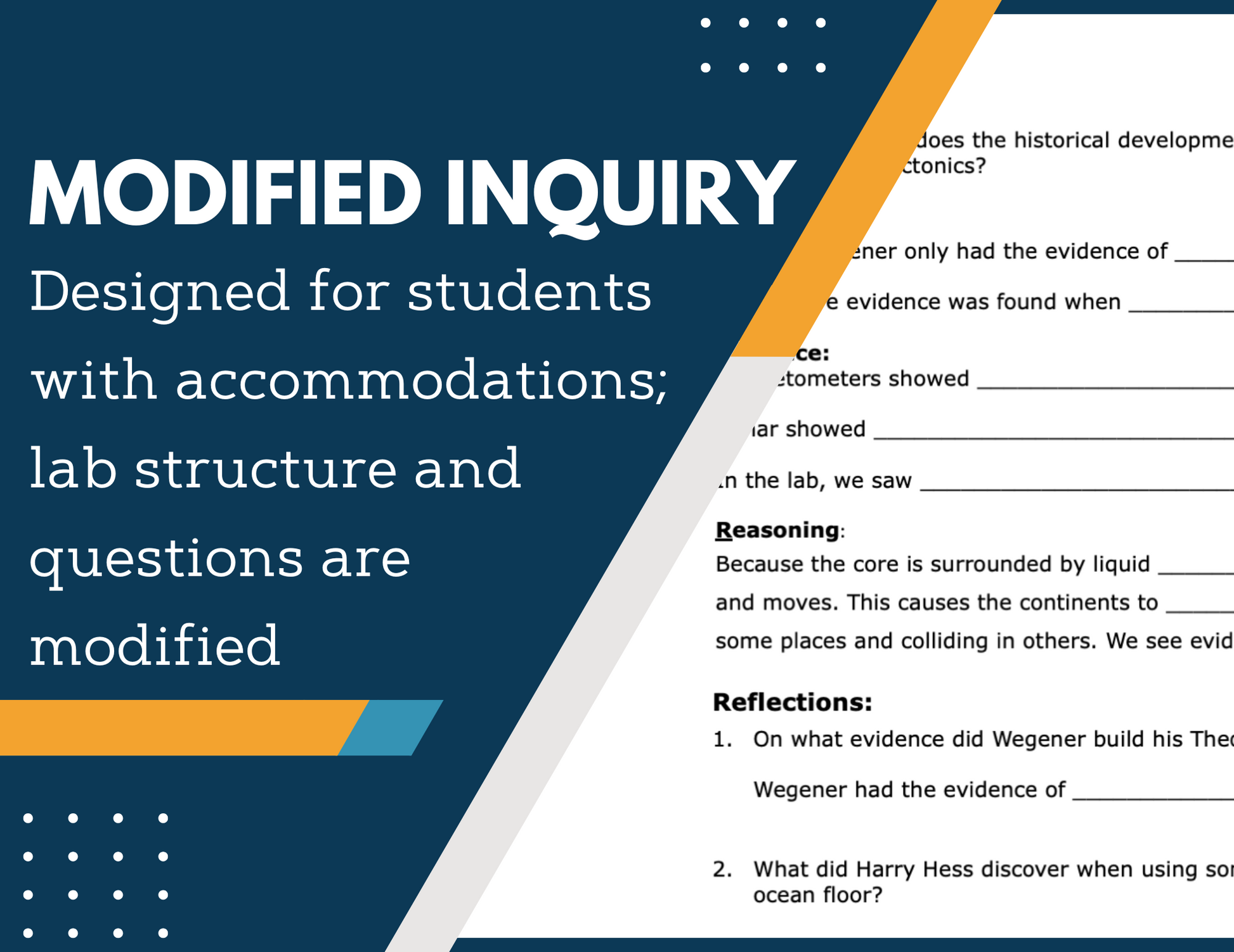Continental Drift Theory Inquiry Lab - MS 6-8 Science TEKS
