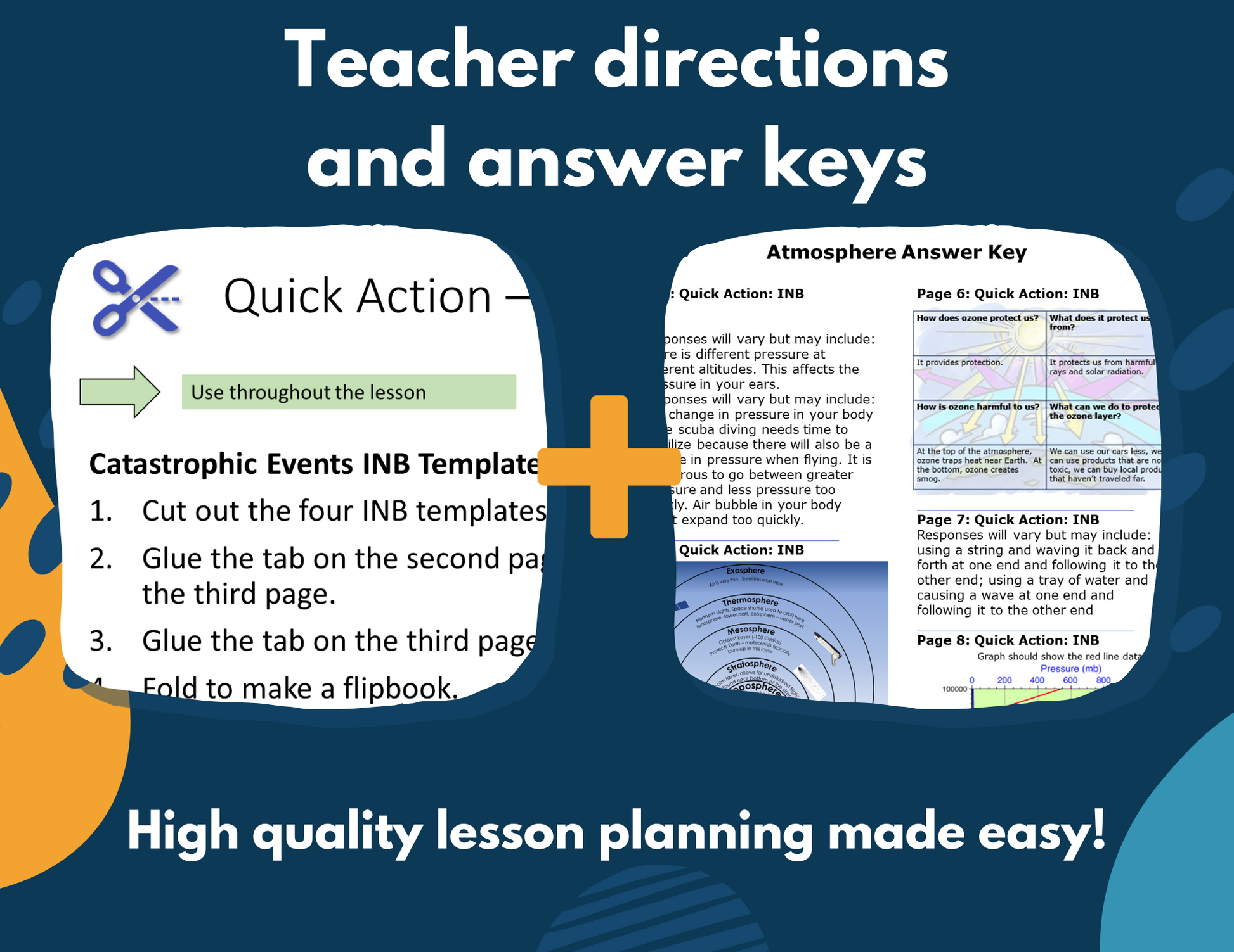 Weather Interactive Notebook Pages - Digital & Print INB - MS 6-8