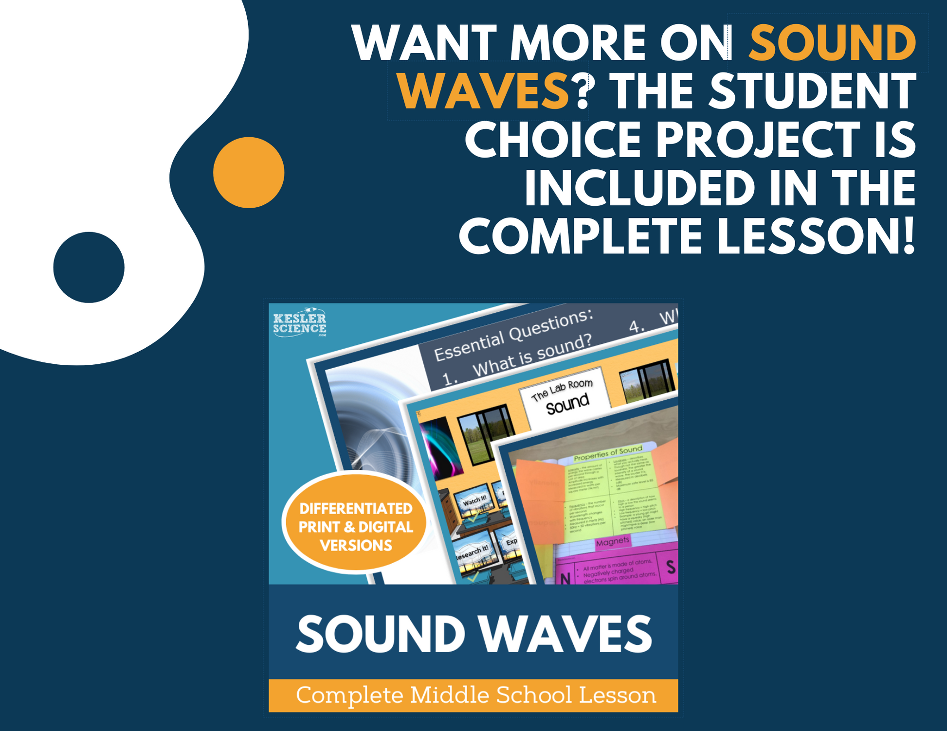 Sound Waves - Student Choice Projects - MS