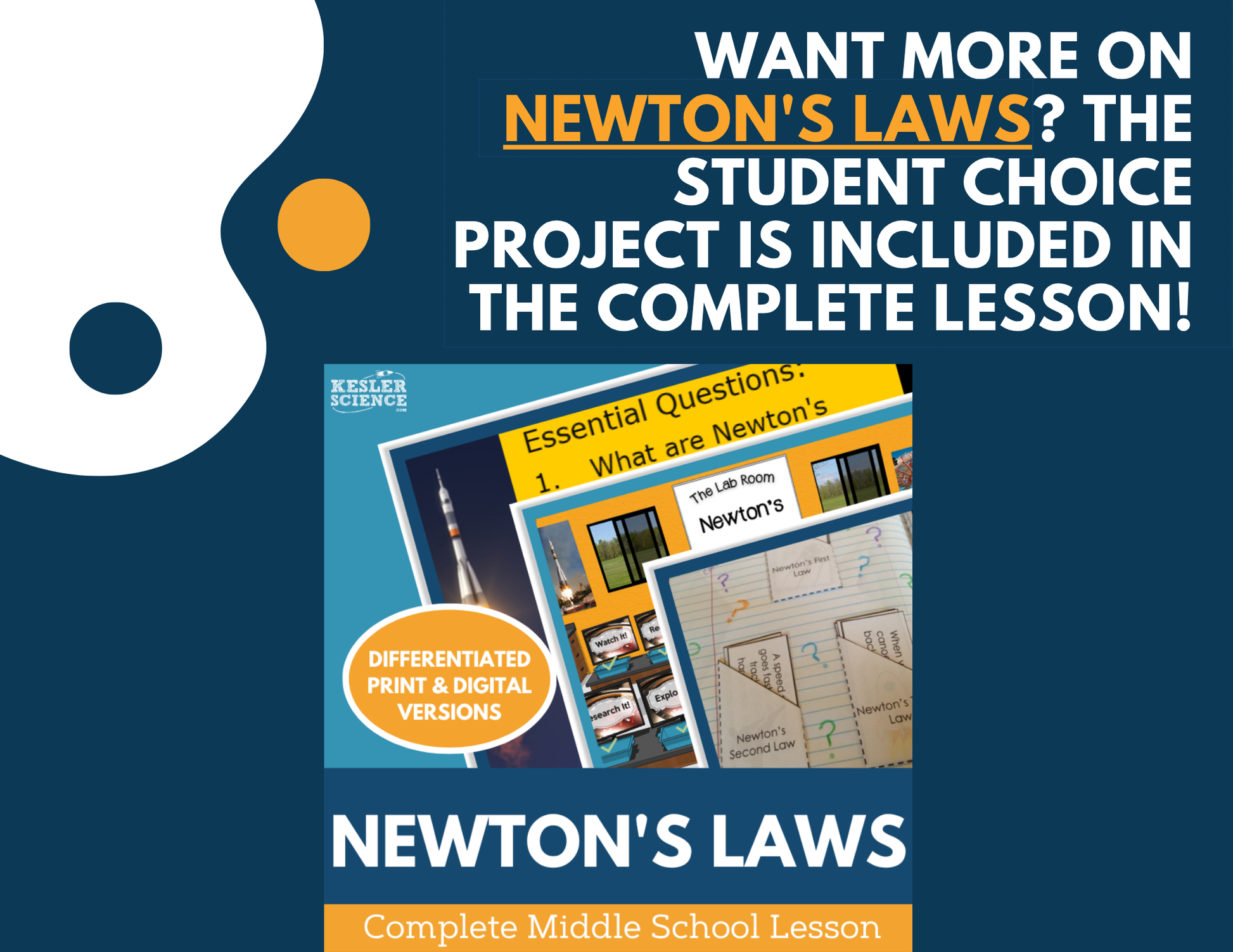 Newton's Laws - Student Choice Projects - MS