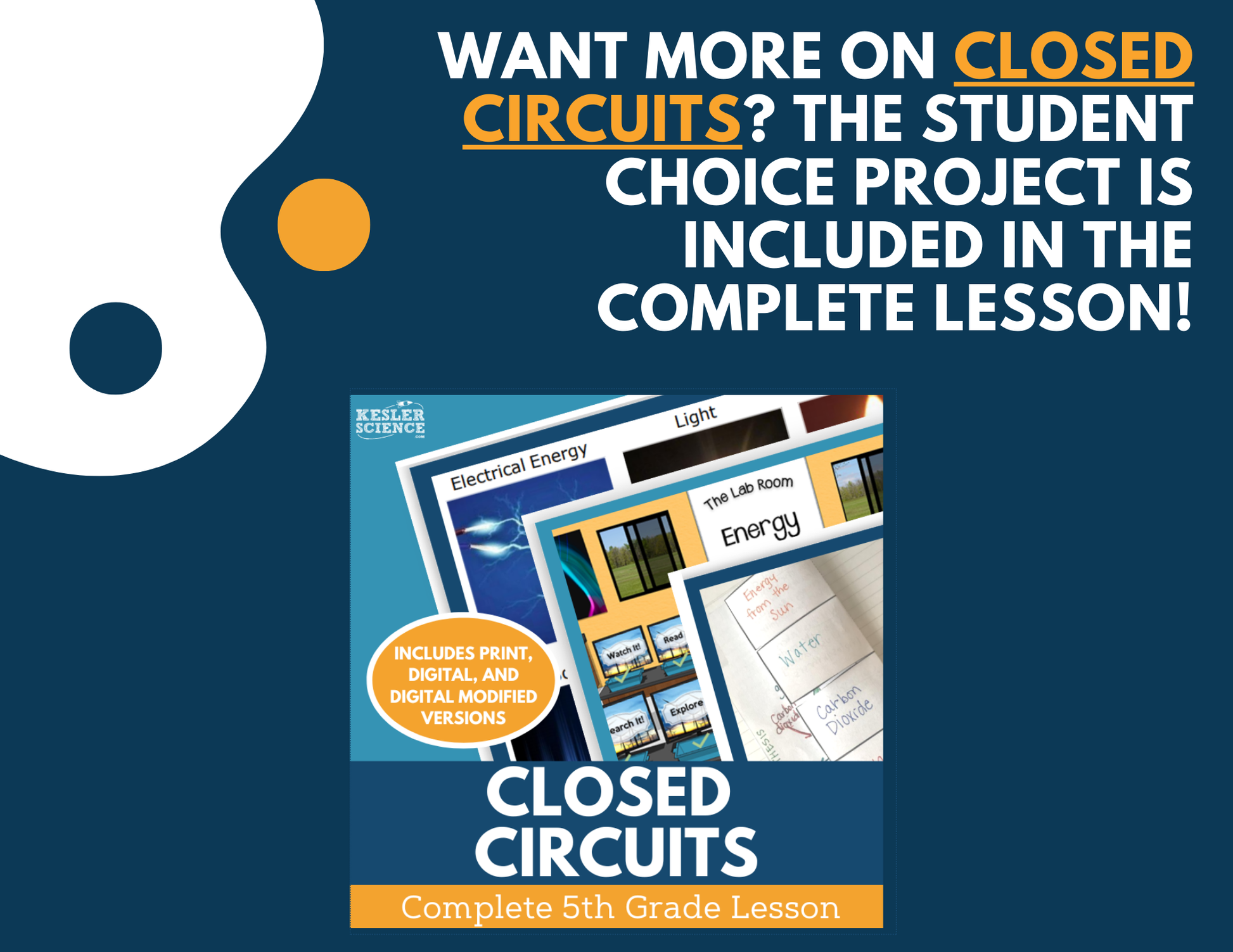 Closed Circuits - Student Choice Projects - 5th Grade