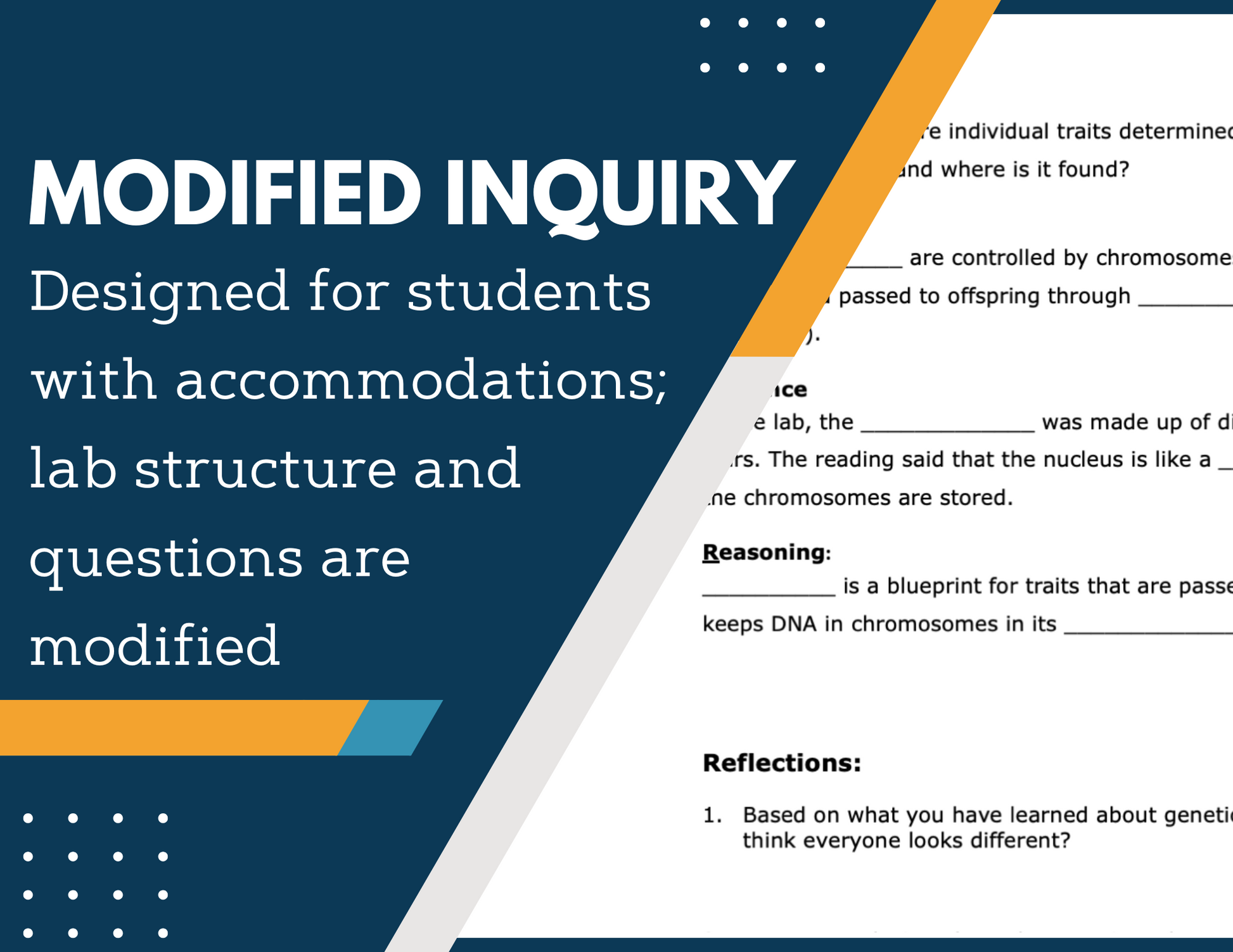 Inherited Traits Inquiry Lab - MS 6-8 Science TEKS