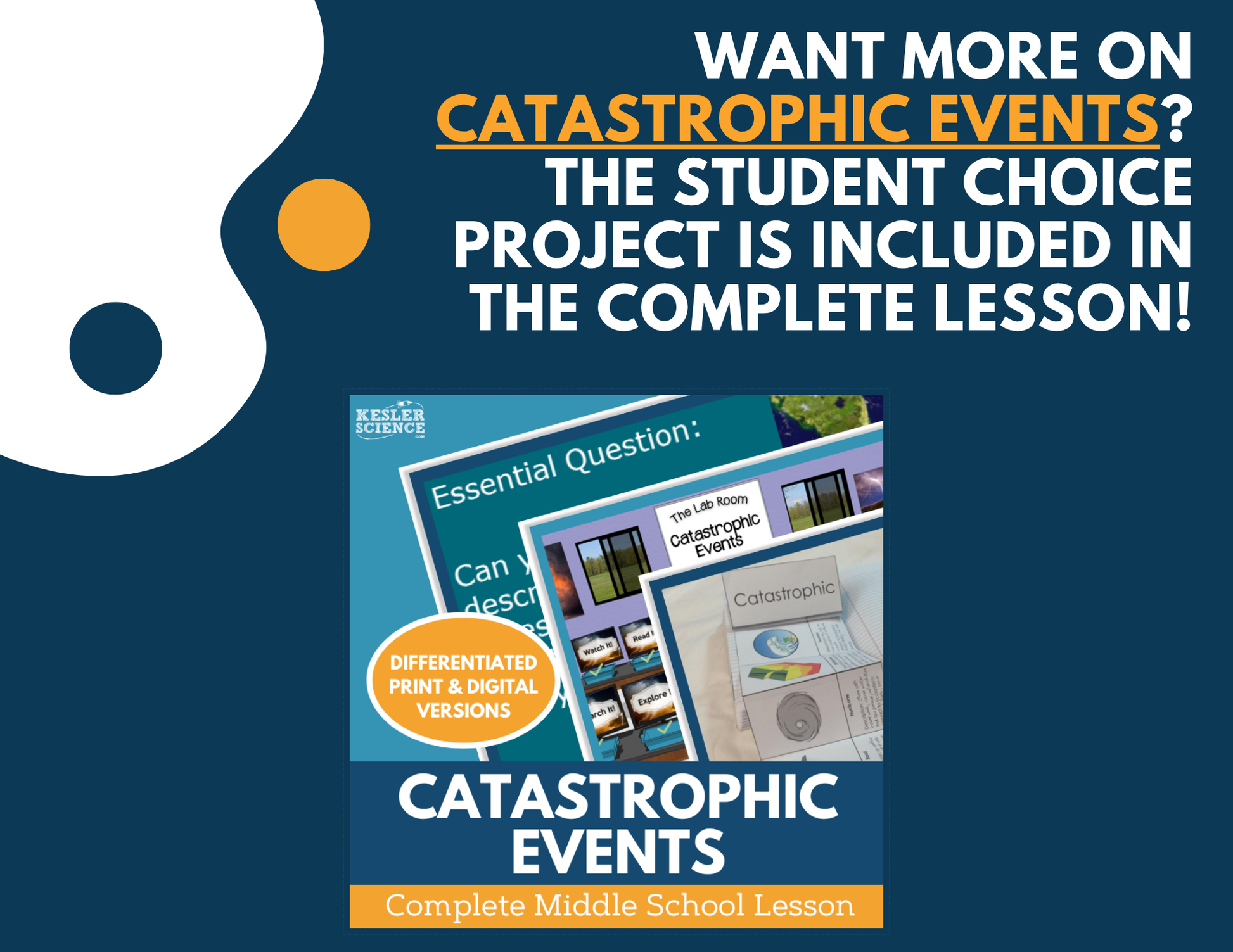 Catastrophic Events - Student Choice Projects - MS