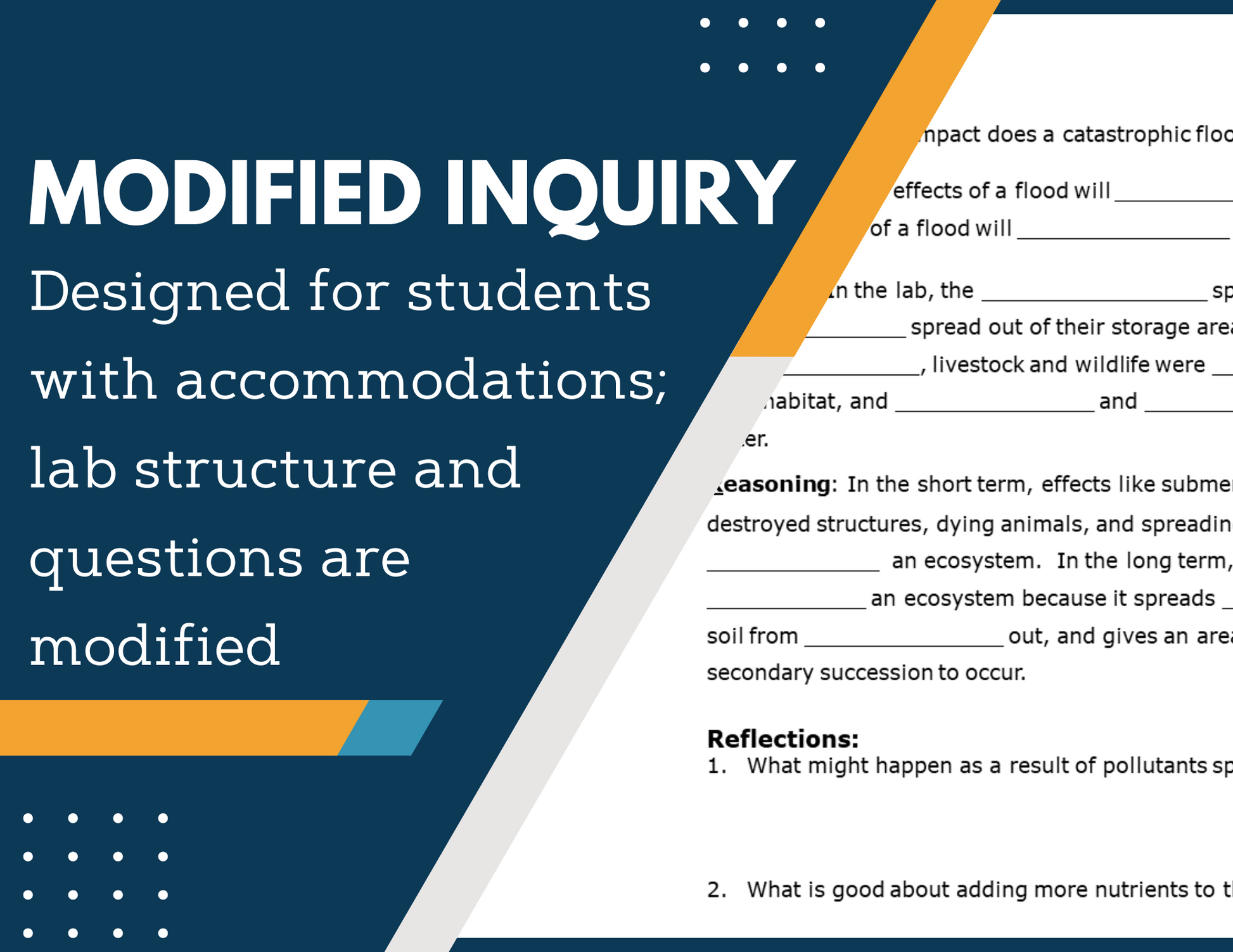 Catastrophic Events Inquiry Lab - MS 6-8 Science TEKS