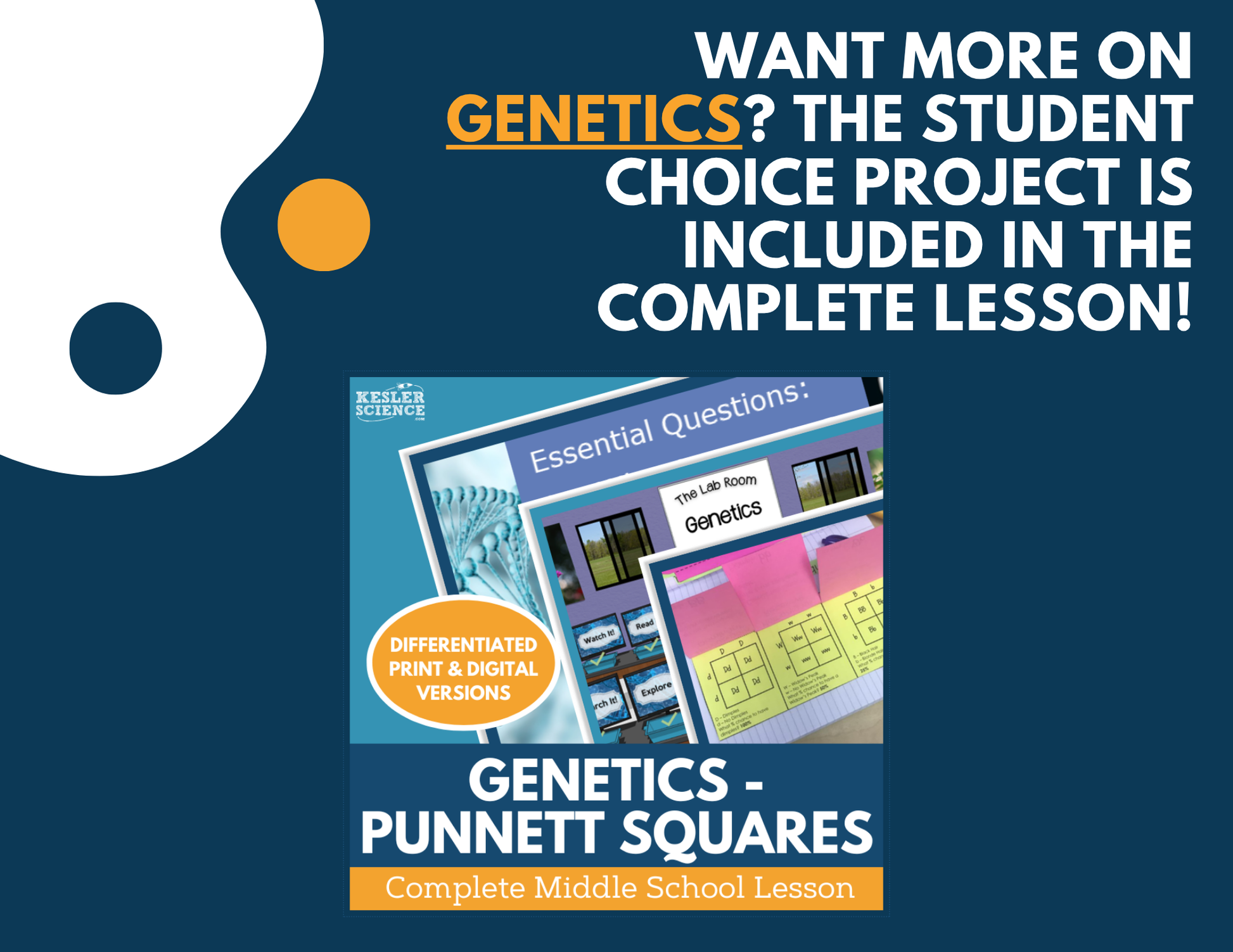 Genetics - Student Choice Projects - MS